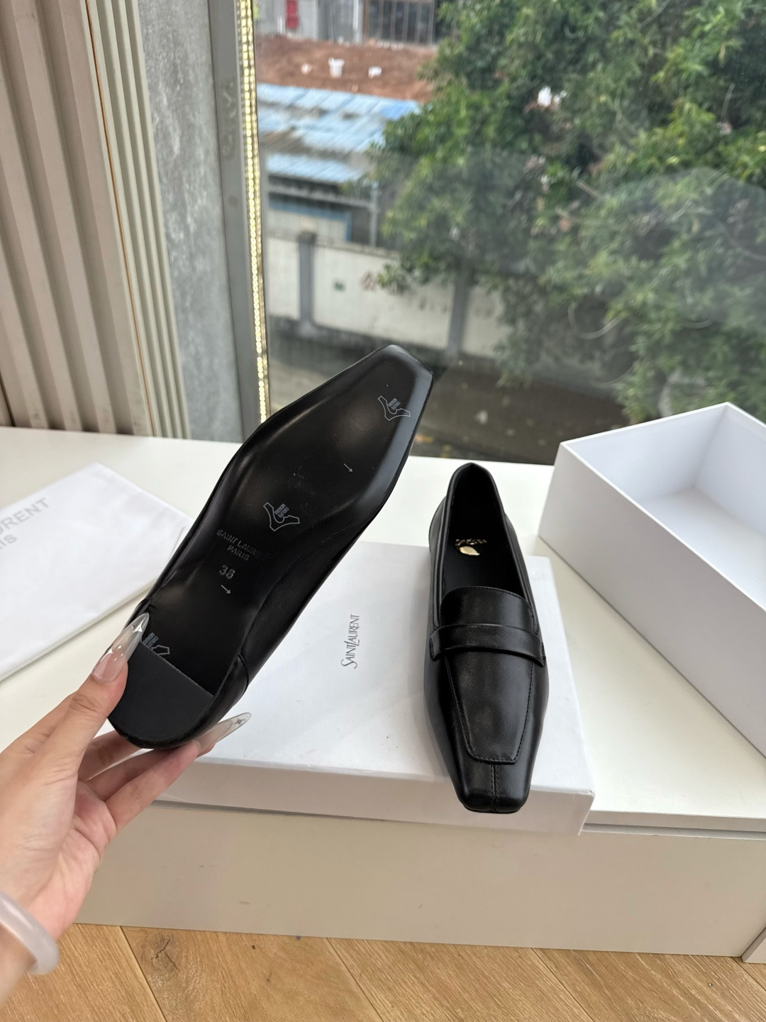G178-1顶级品质Saint Laurent / 圣罗兰玛丽珍乐福鞋Lee金属高跟鞋YSL姐姐的美丽尤物高跟鞋 又是人
