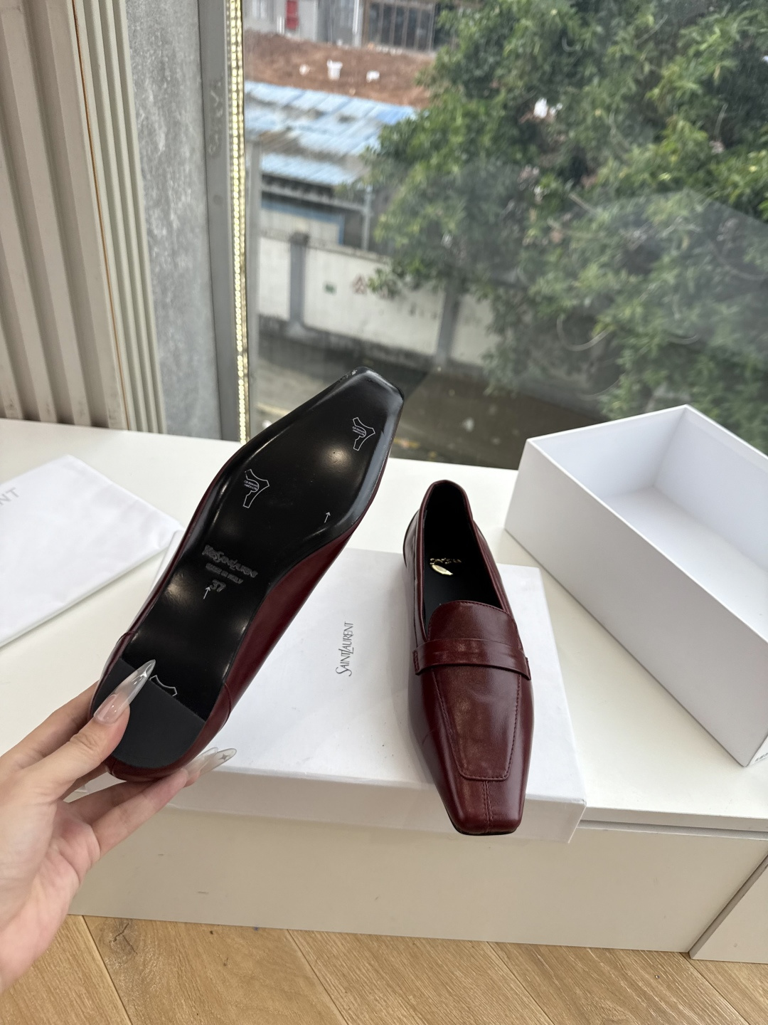 G178-1顶级品质Saint Laurent / 圣罗兰玛丽珍乐福鞋Lee金属高跟鞋YSL姐姐的美丽尤物高跟鞋 又是人