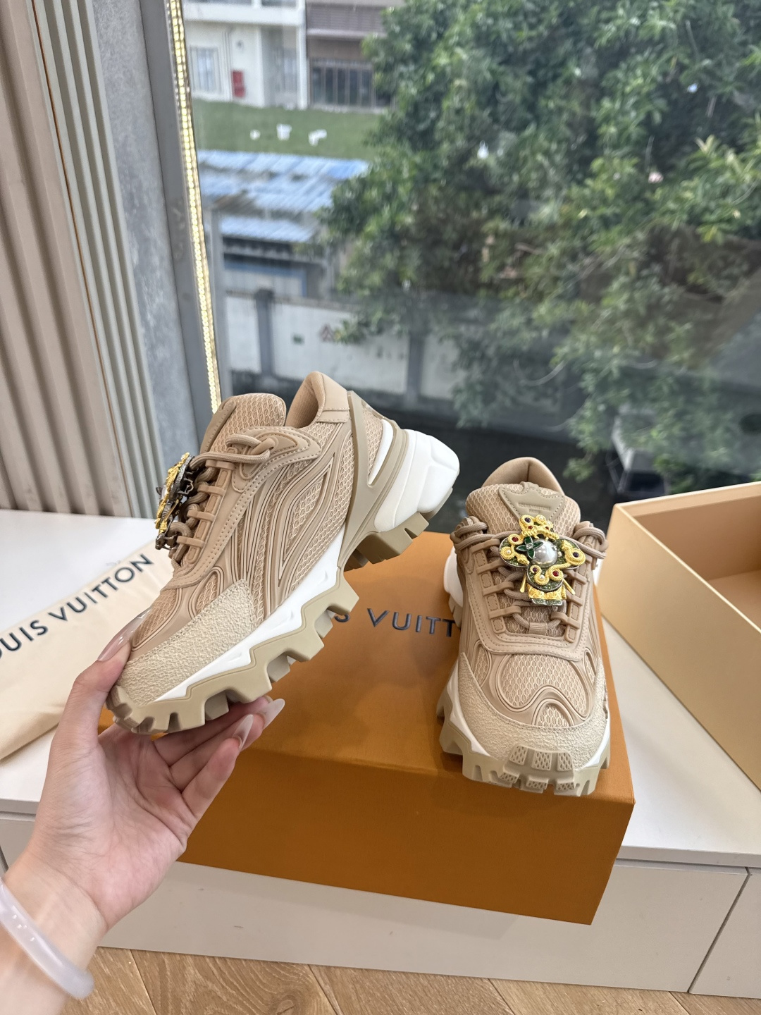 扣子➕10😀G2231-Louis Vuiton 路易威登 新款 LV Trainer德训休闲鞋 本款 LV Train