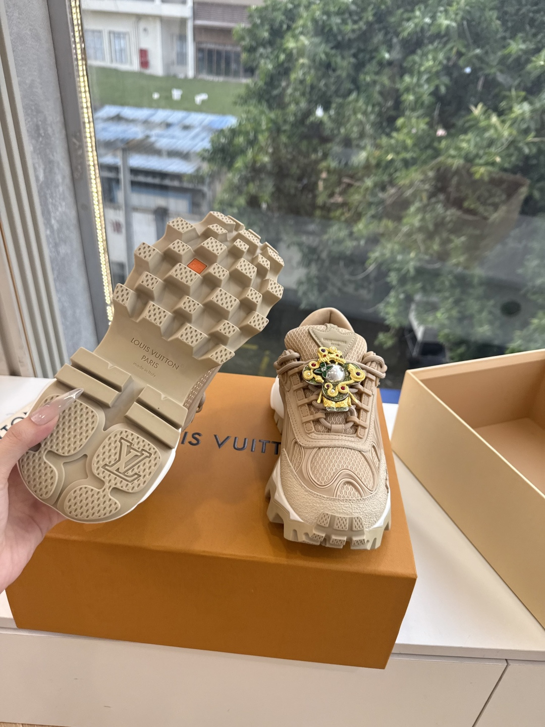 扣子➕10😀G2231-Louis Vuiton 路易威登 新款 LV Trainer德训休闲鞋 本款 LV Train