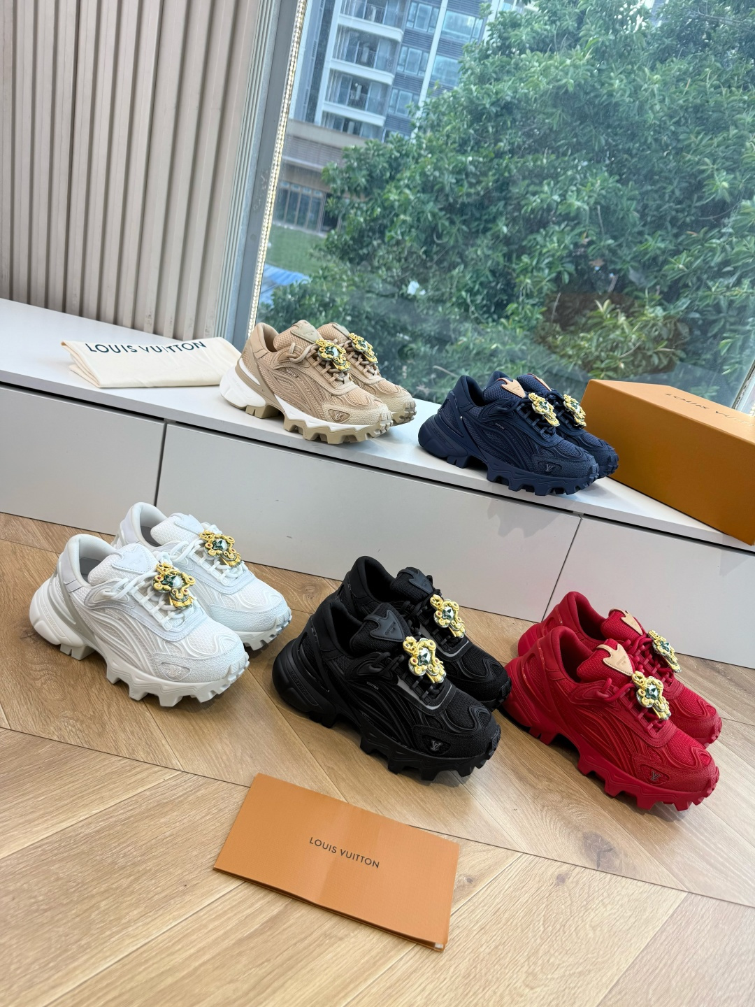 扣子➕10😀G2231-Louis Vuiton 路易威登 新款 LV Trainer德训休闲鞋 本款 LV Train