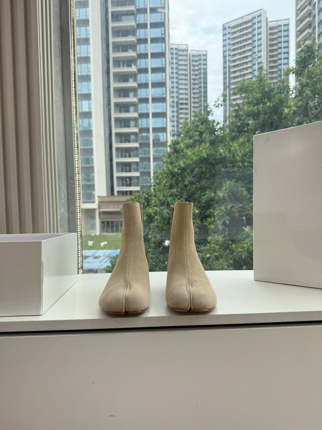 G077顶级品质Maison Margiel秋冬新款tabi分趾靴切尔西短靴 tabi分趾靴mm6夹趾鞋马吉拉分趾靴，牛