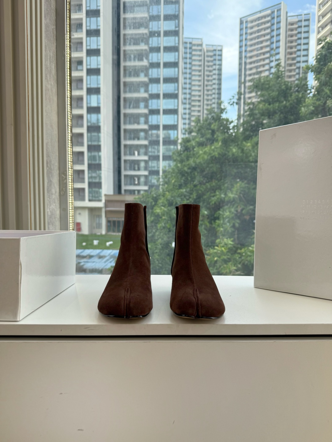 G077顶级品质Maison Margiel秋冬新款tabi分趾靴切尔西短靴 tabi分趾靴mm6夹趾鞋马吉拉分趾靴，牛
