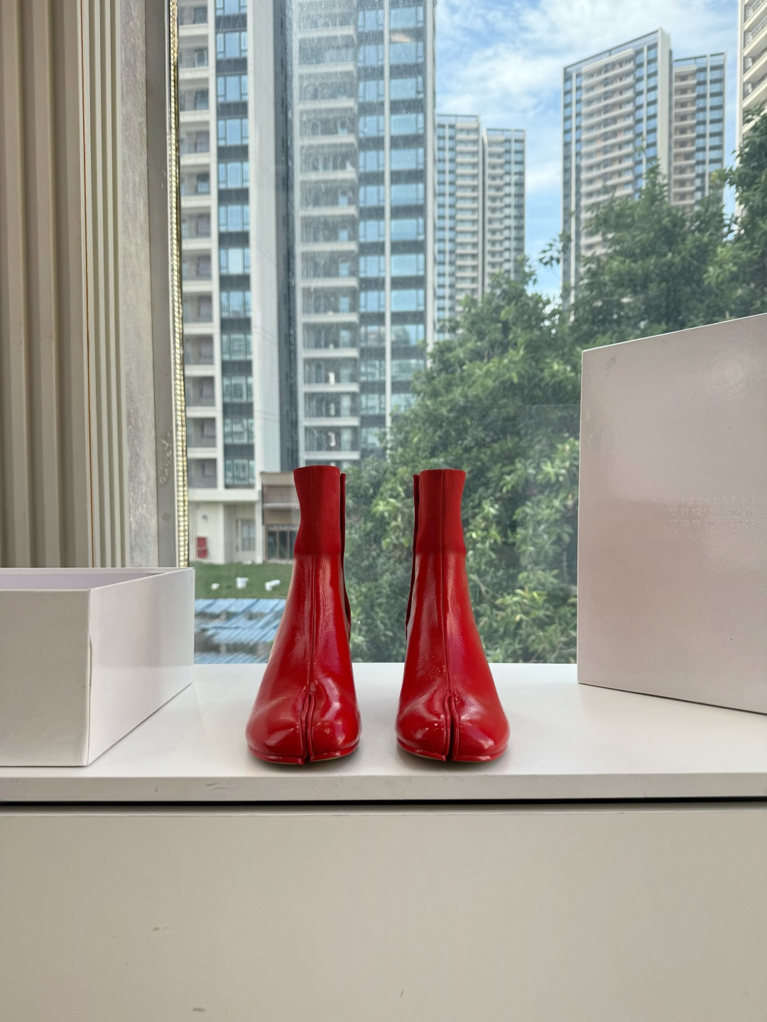 G077顶级品质Maison Margiel秋冬新款tabi分趾靴切尔西短靴 tabi分趾靴mm6夹趾鞋马吉拉分趾靴，牛