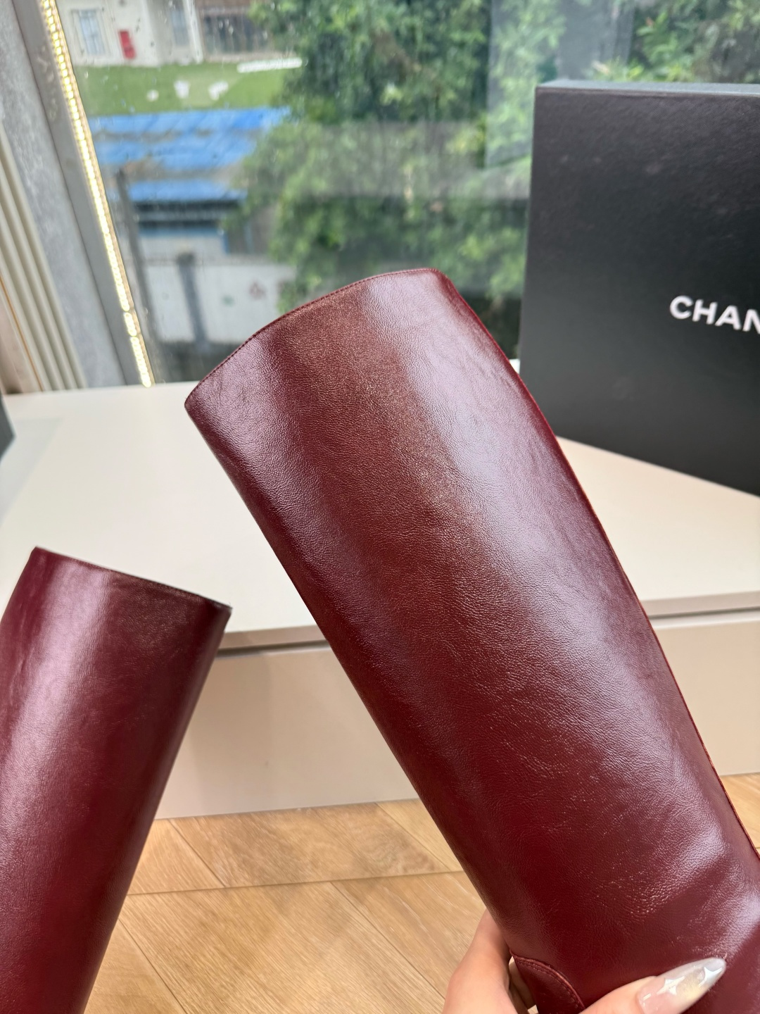 真皮皮➕20米，下单注明鞋底材质[微笑]G238高版CHANEL香奈儿*小香秋冬新款骑士靴库靴这款骑士靴真的是帅气时尚的
