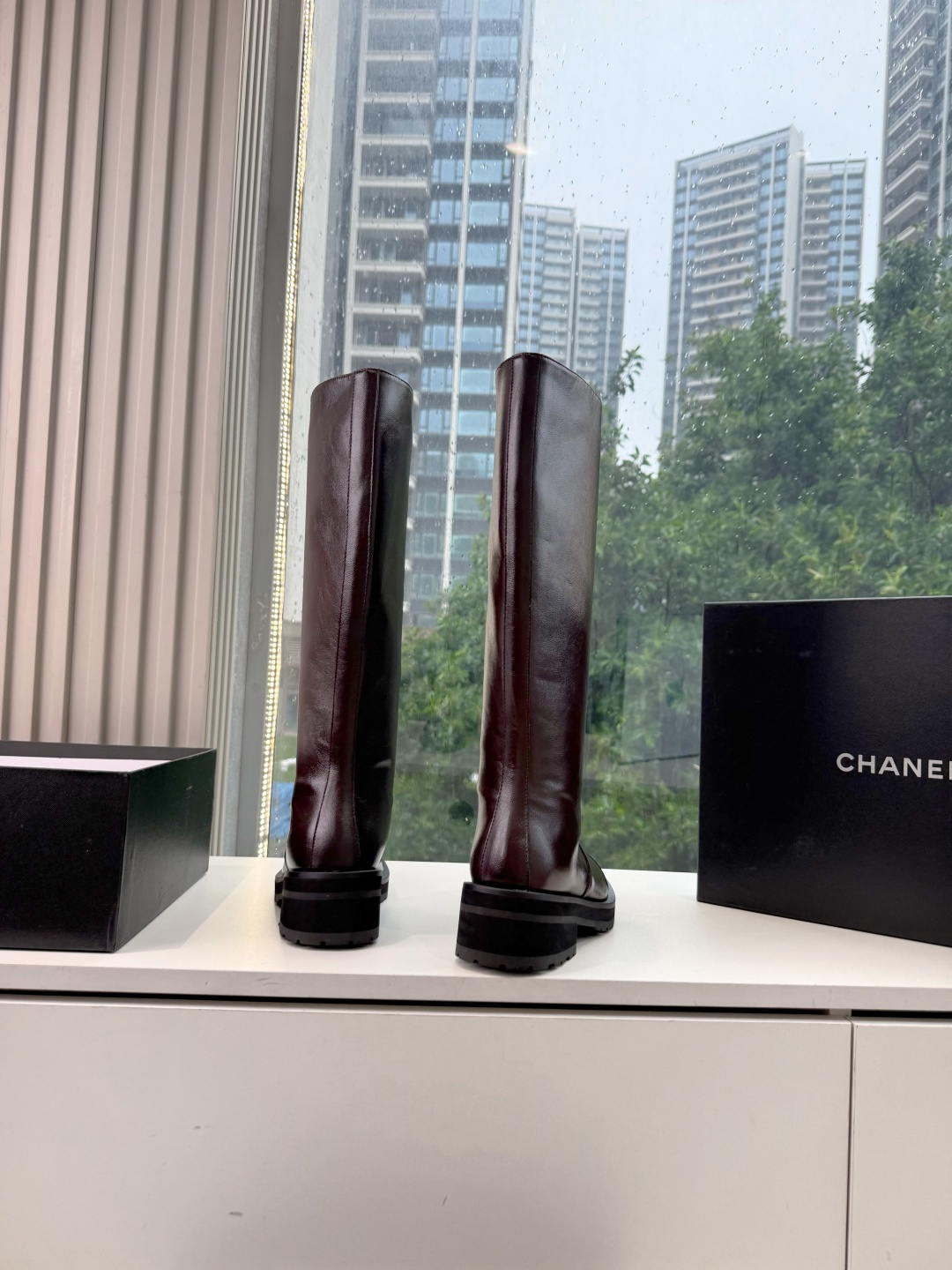 真皮皮➕20米，下单注明鞋底材质[微笑]G238高版CHANEL香奈儿*小香秋冬新款骑士靴库靴这款骑士靴真的是帅气时尚的