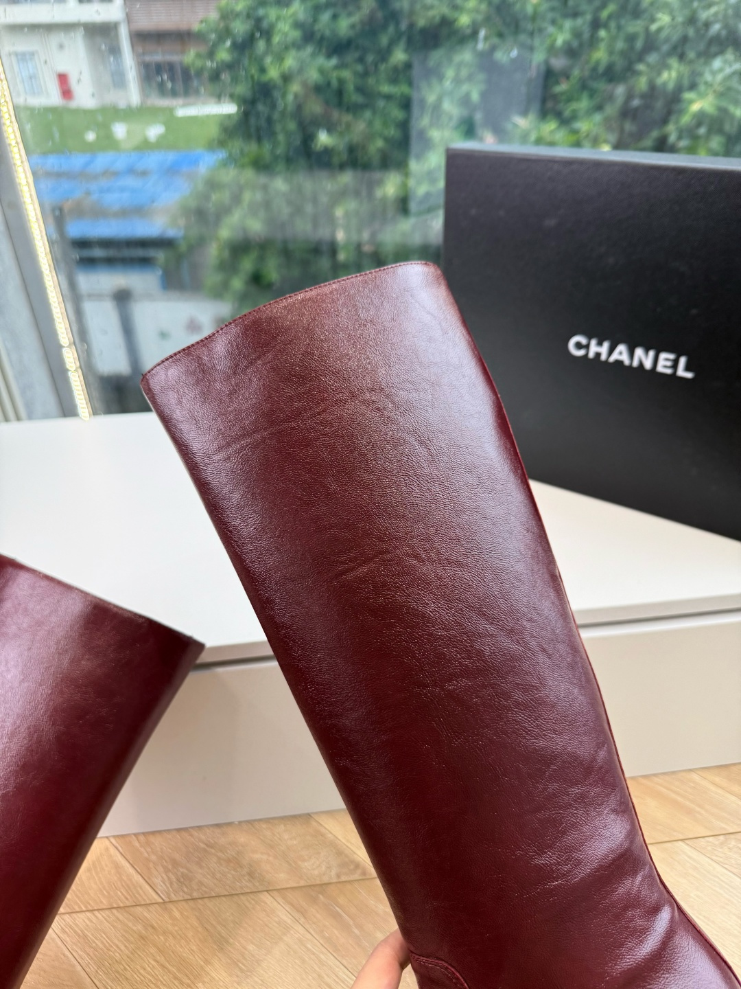 真皮皮➕20米，下单注明鞋底材质[微笑]G238高版CHANEL香奈儿*小香秋冬新款骑士靴库靴这款骑士靴真的是帅气时尚的