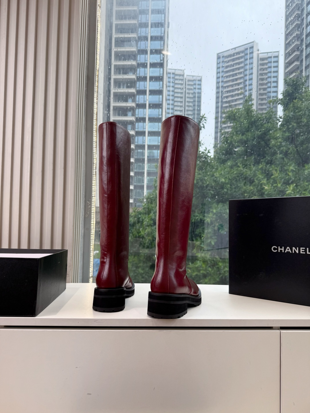 真皮皮➕20米，下单注明鞋底材质[微笑]G238高版CHANEL香奈儿*小香秋冬新款骑士靴库靴这款骑士靴真的是帅气时尚的