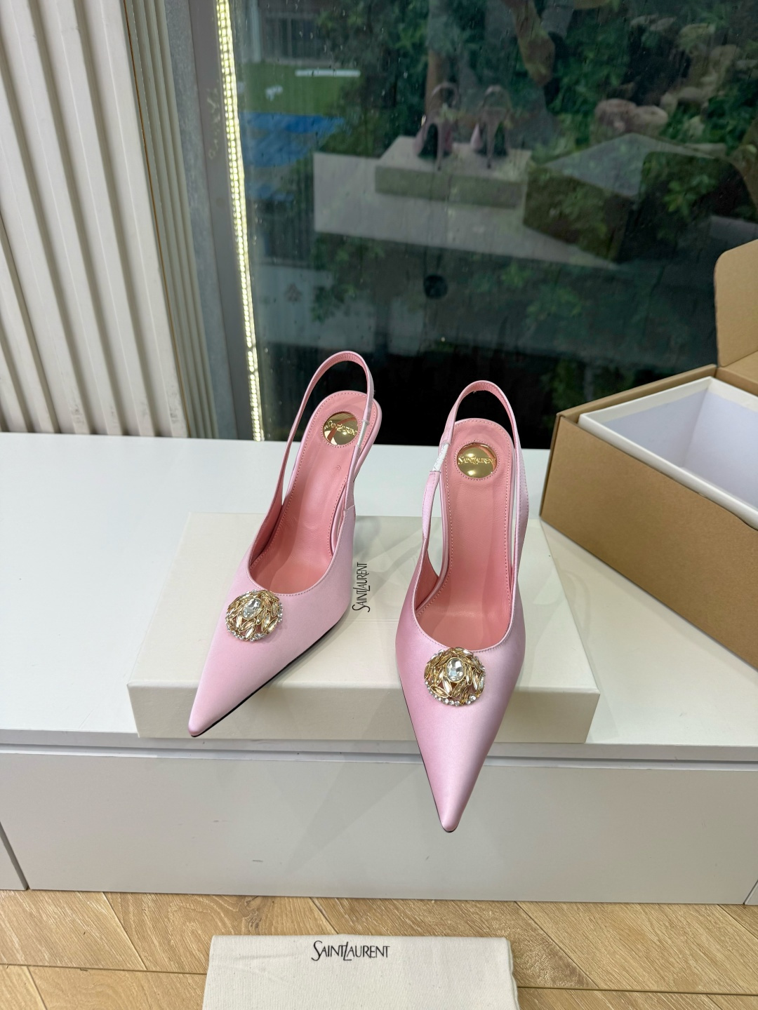 G288顶级品质Saint Laurent / 圣罗兰新款凉鞋尖头高跟鞋YSL姐姐的美丽尤物高跟鞋 又是人间圣罗兰 Ro