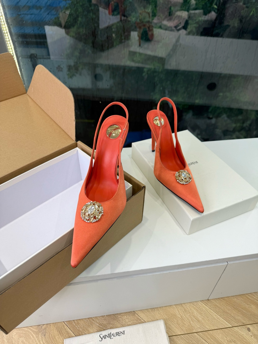 G288顶级品质Saint Laurent / 圣罗兰新款凉鞋尖头高跟鞋YSL姐姐的美丽尤物高跟鞋 又是人间圣罗兰 Ro