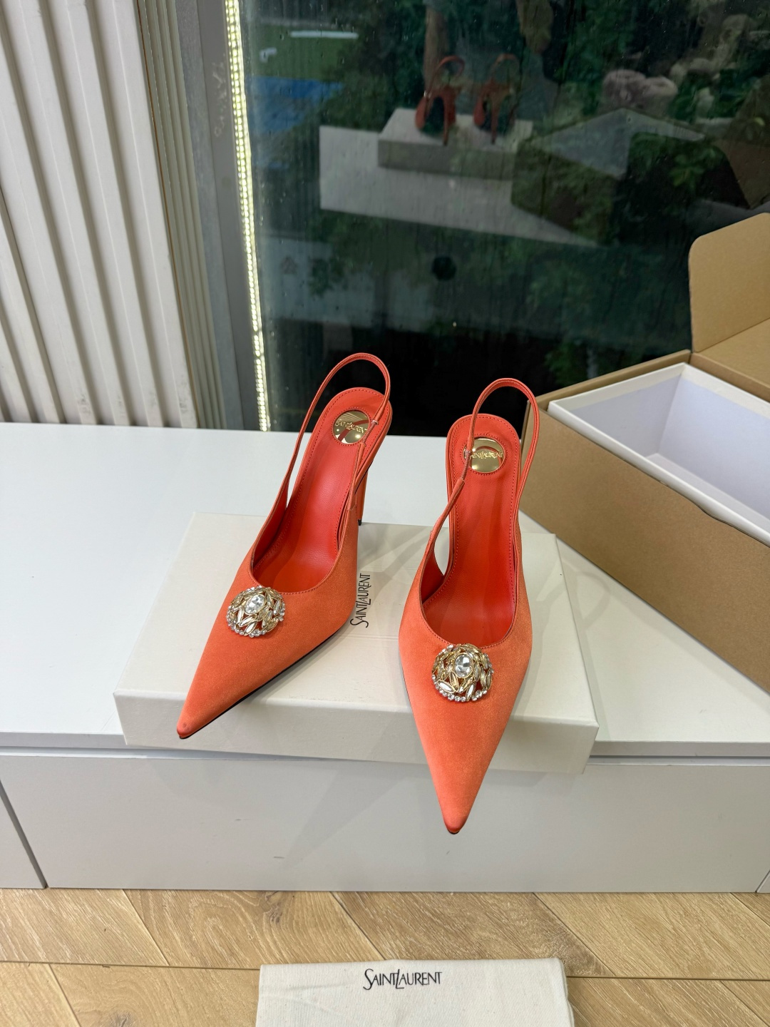 G288顶级品质Saint Laurent / 圣罗兰新款凉鞋尖头高跟鞋YSL姐姐的美丽尤物高跟鞋 又是人间圣罗兰 Ro