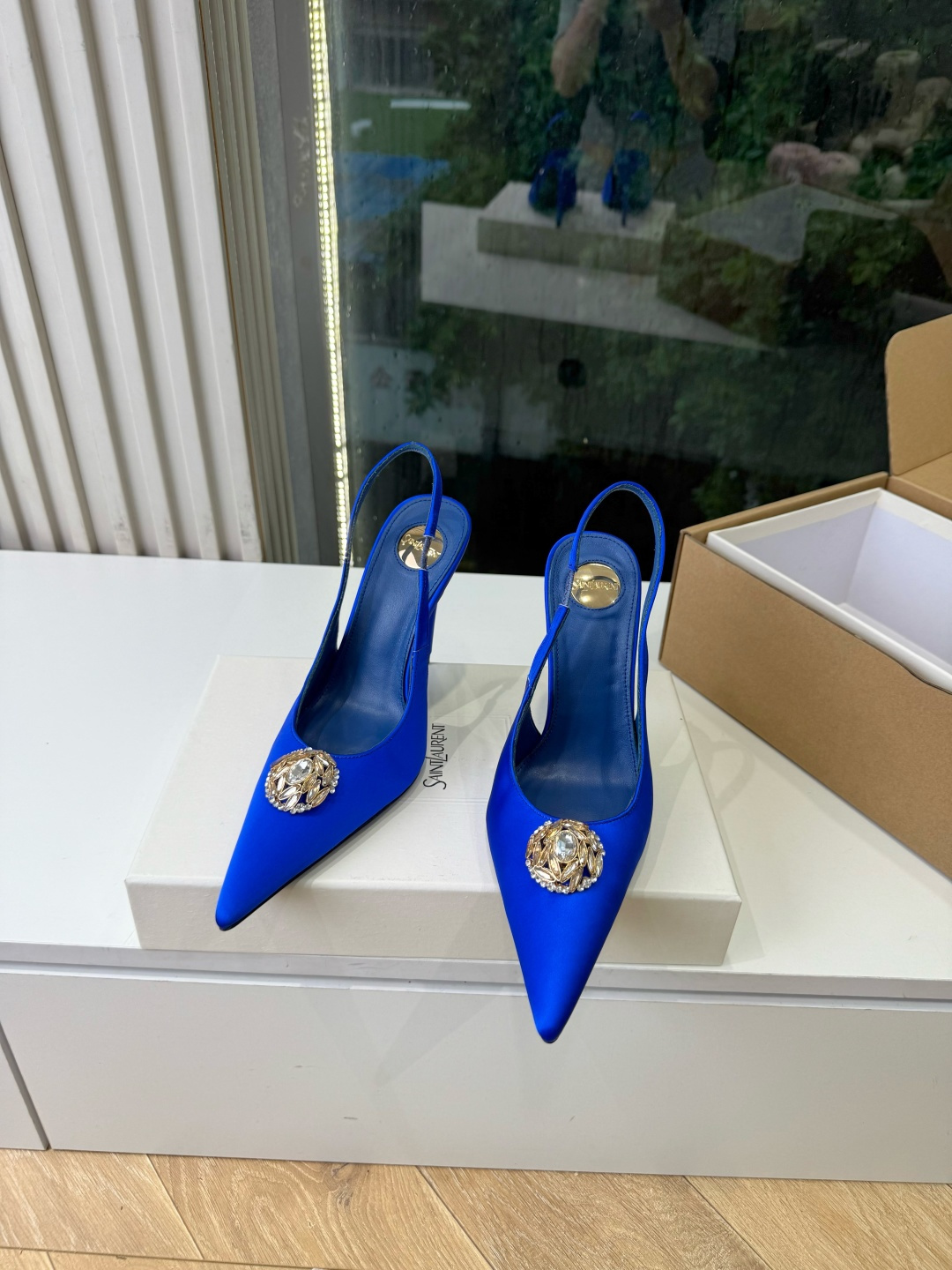G288顶级品质Saint Laurent / 圣罗兰新款凉鞋尖头高跟鞋YSL姐姐的美丽尤物高跟鞋 又是人间圣罗兰 Ro