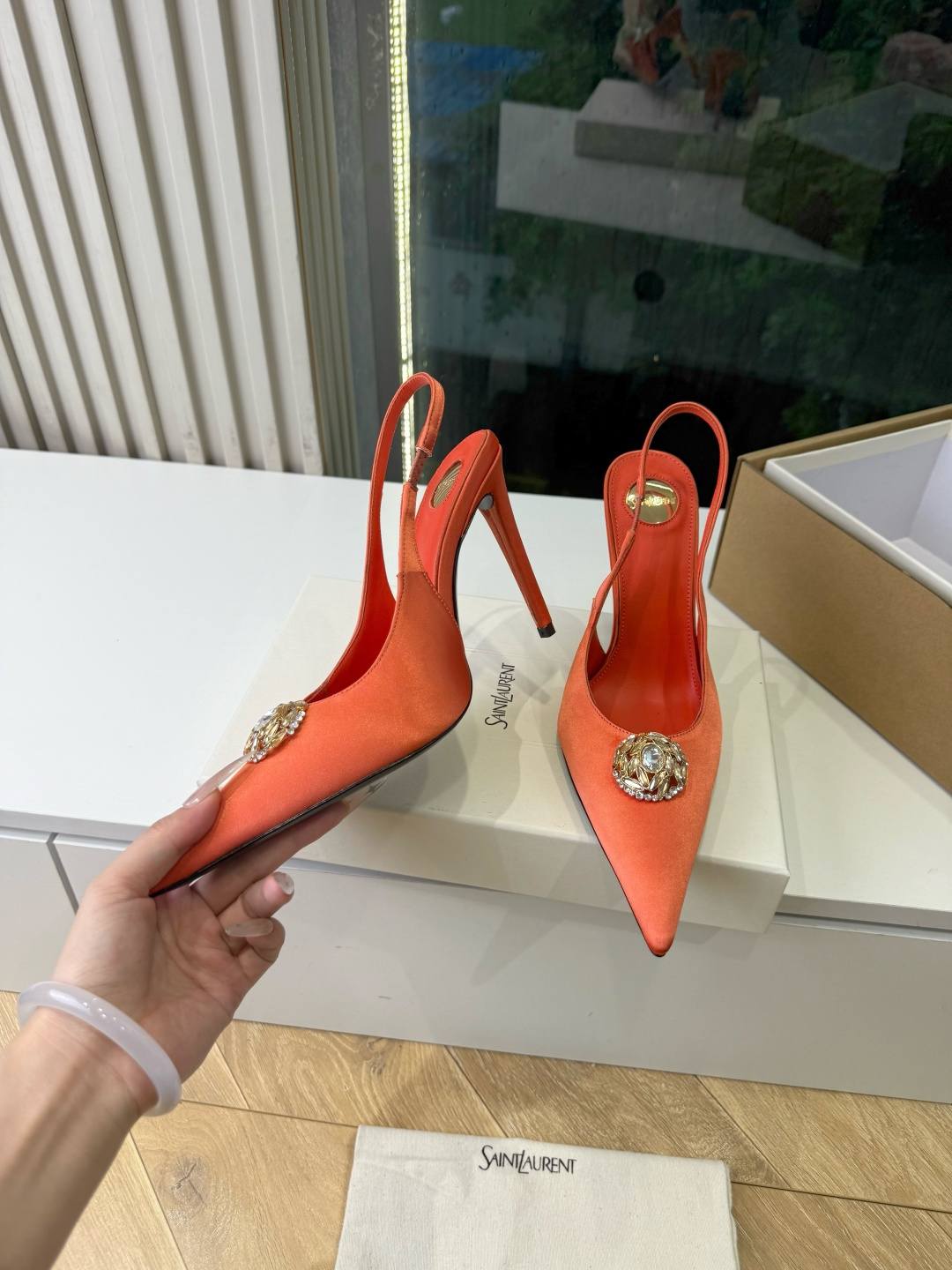 G288顶级品质Saint Laurent / 圣罗兰新款凉鞋尖头高跟鞋YSL姐姐的美丽尤物高跟鞋 又是人间圣罗兰 Ro