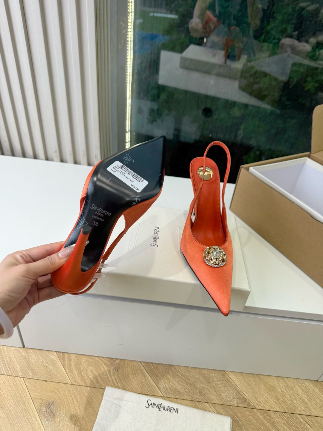 G288顶级品质Saint Laurent / 圣罗兰新款凉鞋尖头高跟鞋YSL姐姐的美丽尤物高跟鞋 又是人间圣罗兰 Ro