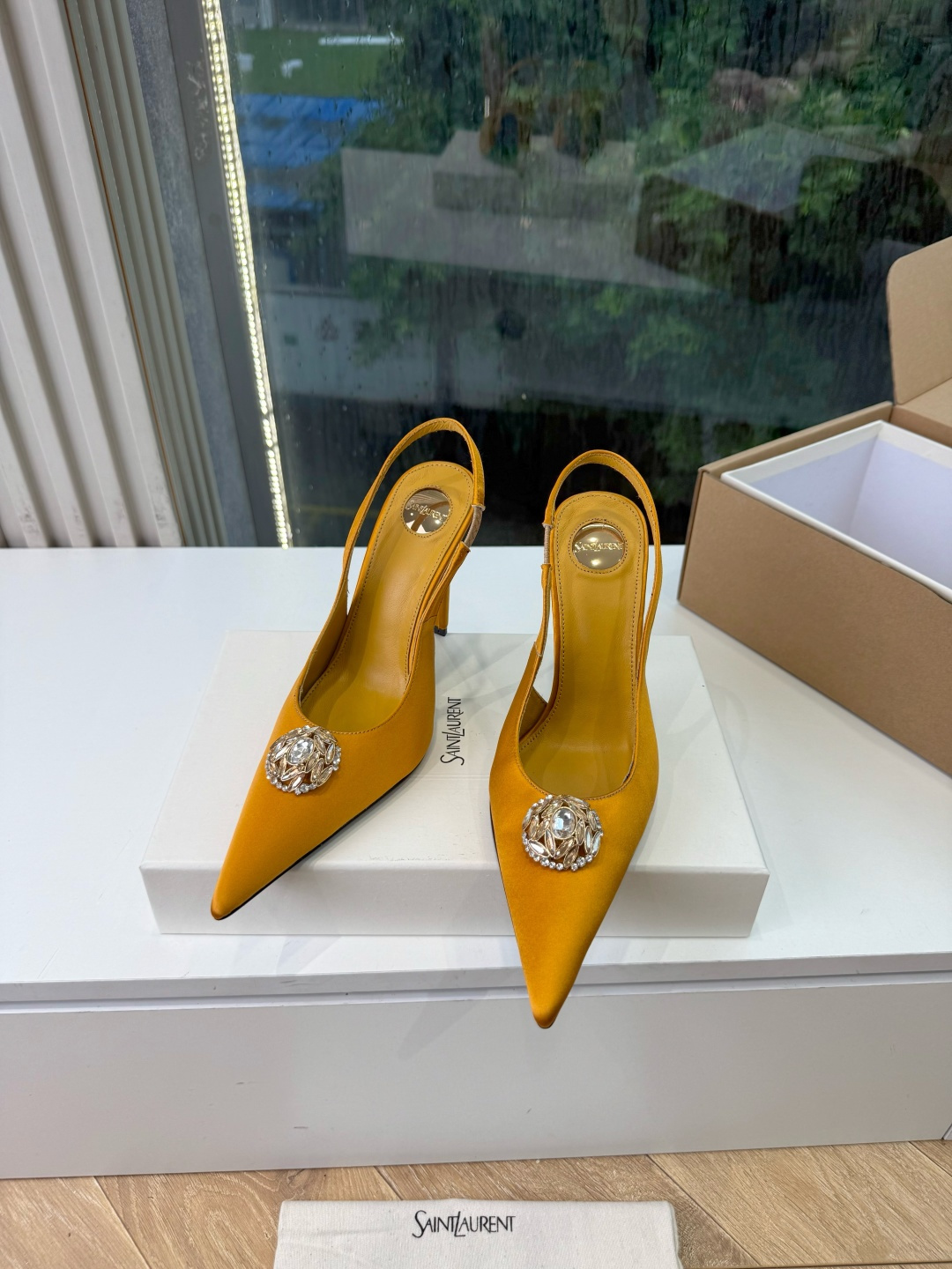 G288顶级品质Saint Laurent / 圣罗兰新款凉鞋尖头高跟鞋YSL姐姐的美丽尤物高跟鞋 又是人间圣罗兰 Ro