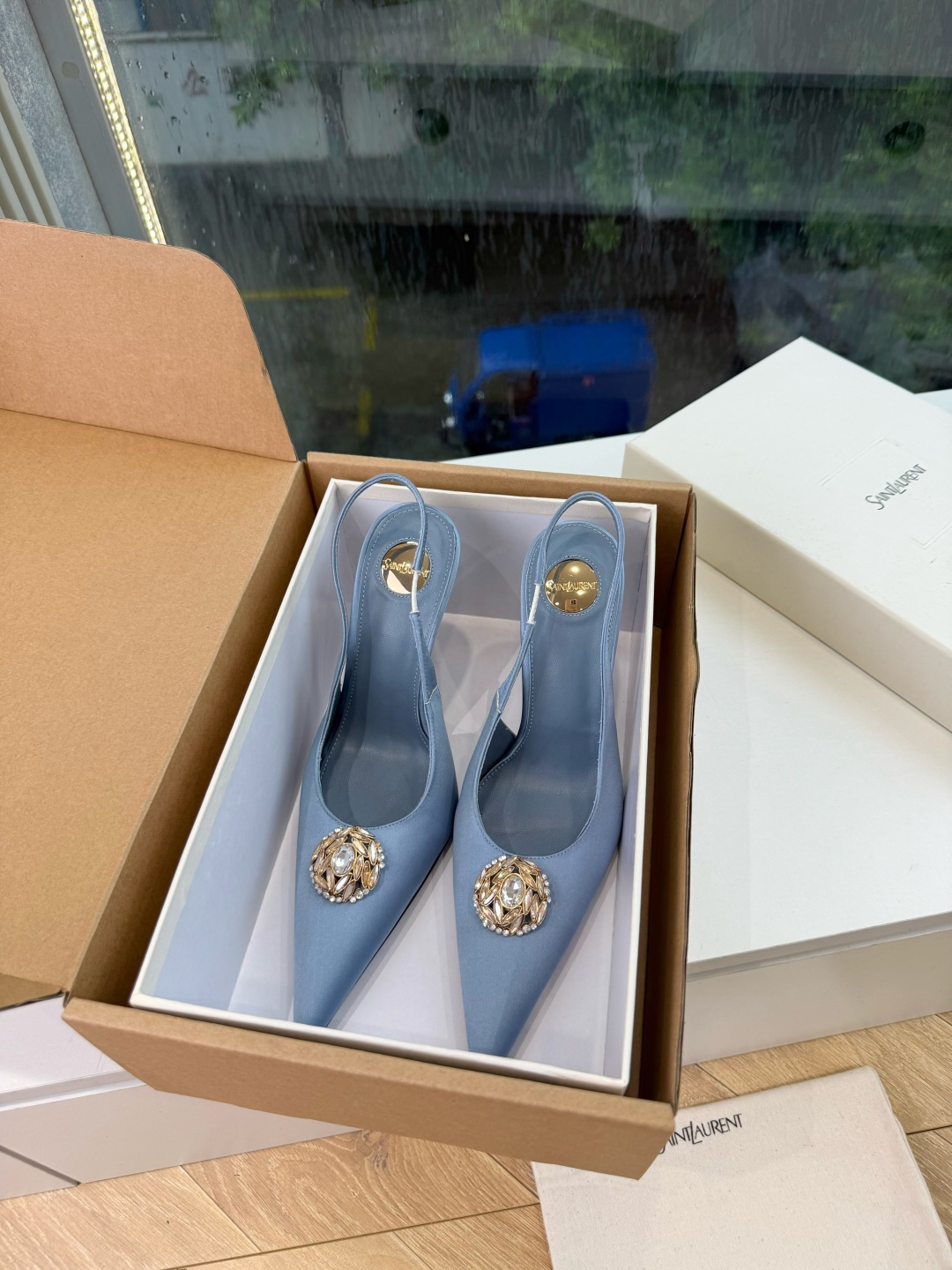 G288顶级品质Saint Laurent / 圣罗兰新款凉鞋尖头高跟鞋YSL姐姐的美丽尤物高跟鞋 又是人间圣罗兰 Ro