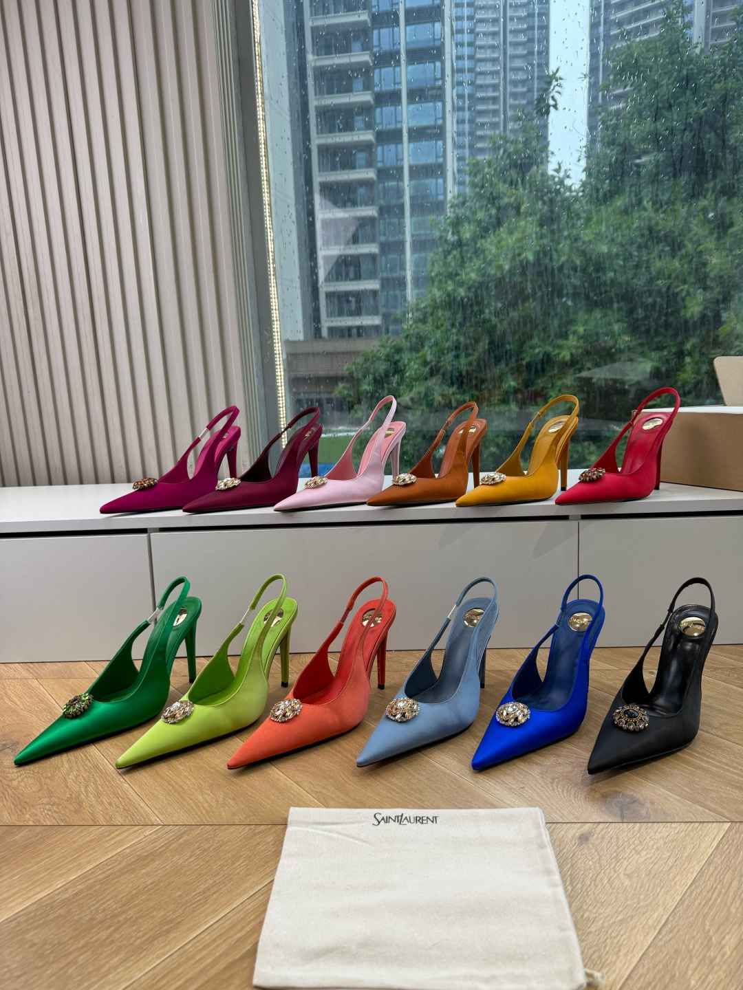 G288顶级品质Saint Laurent / 圣罗兰新款凉鞋尖头高跟鞋YSL姐姐的美丽尤物高跟鞋 又是人间圣罗兰 Ro