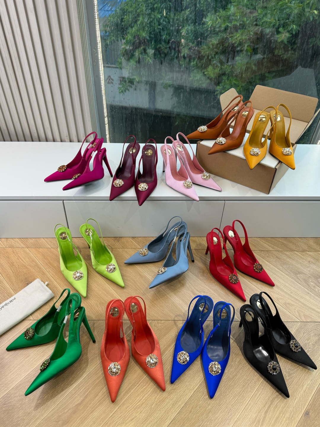 G288顶级品质Saint Laurent / 圣罗兰新款凉鞋尖头高跟鞋YSL姐姐的美丽尤物高跟鞋 又是人间圣罗兰 Ro