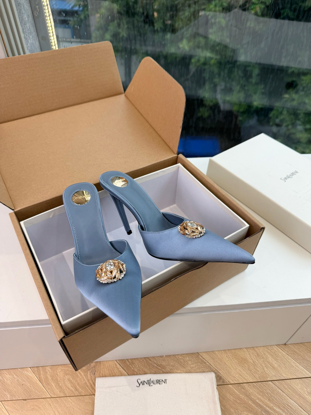 G288顶级品质Saint Laurent / 圣罗兰新款凉鞋尖头高跟鞋YSL姐姐的美丽尤物高跟鞋 又是人间圣罗兰 Ro G288顶级品质Saint Laurent / 圣罗兰新款凉鞋尖头高跟鞋YSL姐姐的美丽尤物高跟鞋 又是人间圣罗兰 Ro