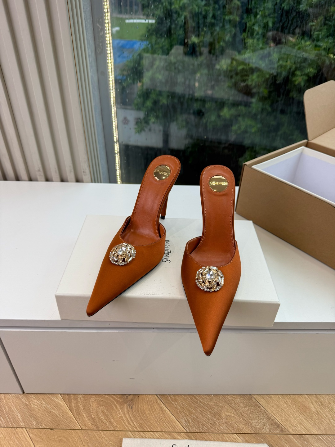 G288顶级品质Saint Laurent / 圣罗兰新款凉鞋尖头高跟鞋YSL姐姐的美丽尤物高跟鞋 又是人间圣罗兰 Ro