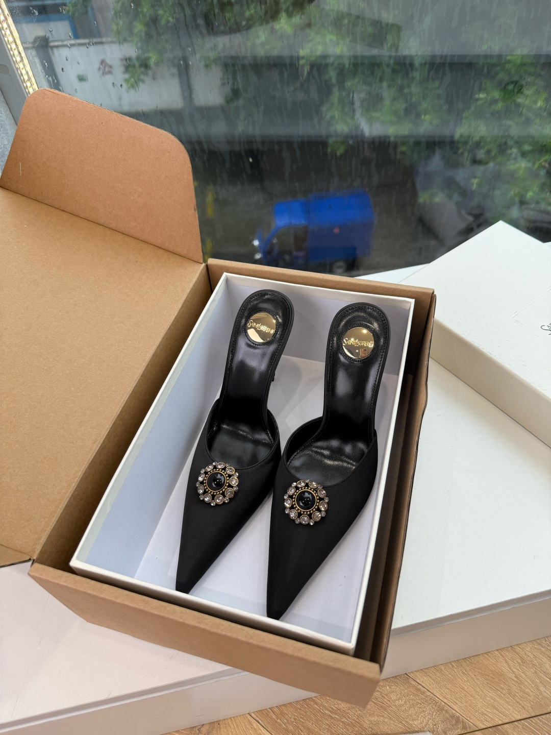 G288顶级品质Saint Laurent / 圣罗兰新款凉鞋尖头高跟鞋YSL姐姐的美丽尤物高跟鞋 又是人间圣罗兰 Ro G288顶级品质Saint Laurent / 圣罗兰新款凉鞋尖头高跟鞋YSL姐姐的美丽尤物高跟鞋 又是人间圣罗兰 Ro