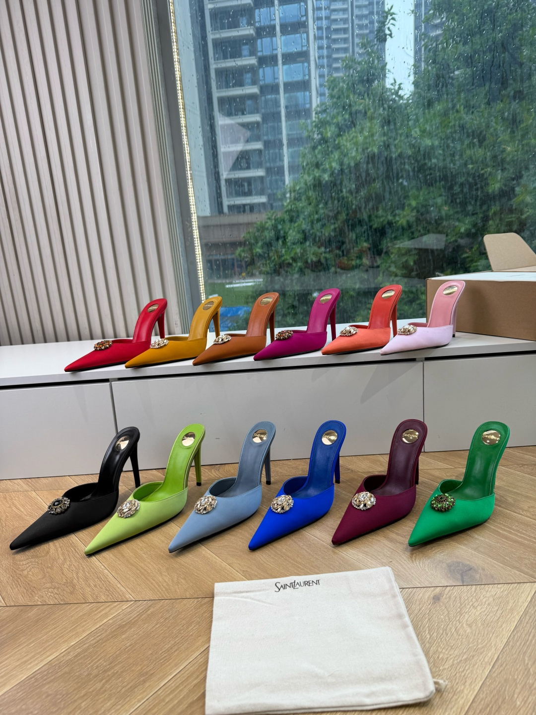 G288顶级品质Saint Laurent / 圣罗兰新款凉鞋尖头高跟鞋YSL姐姐的美丽尤物高跟鞋 又是人间圣罗兰 Ro