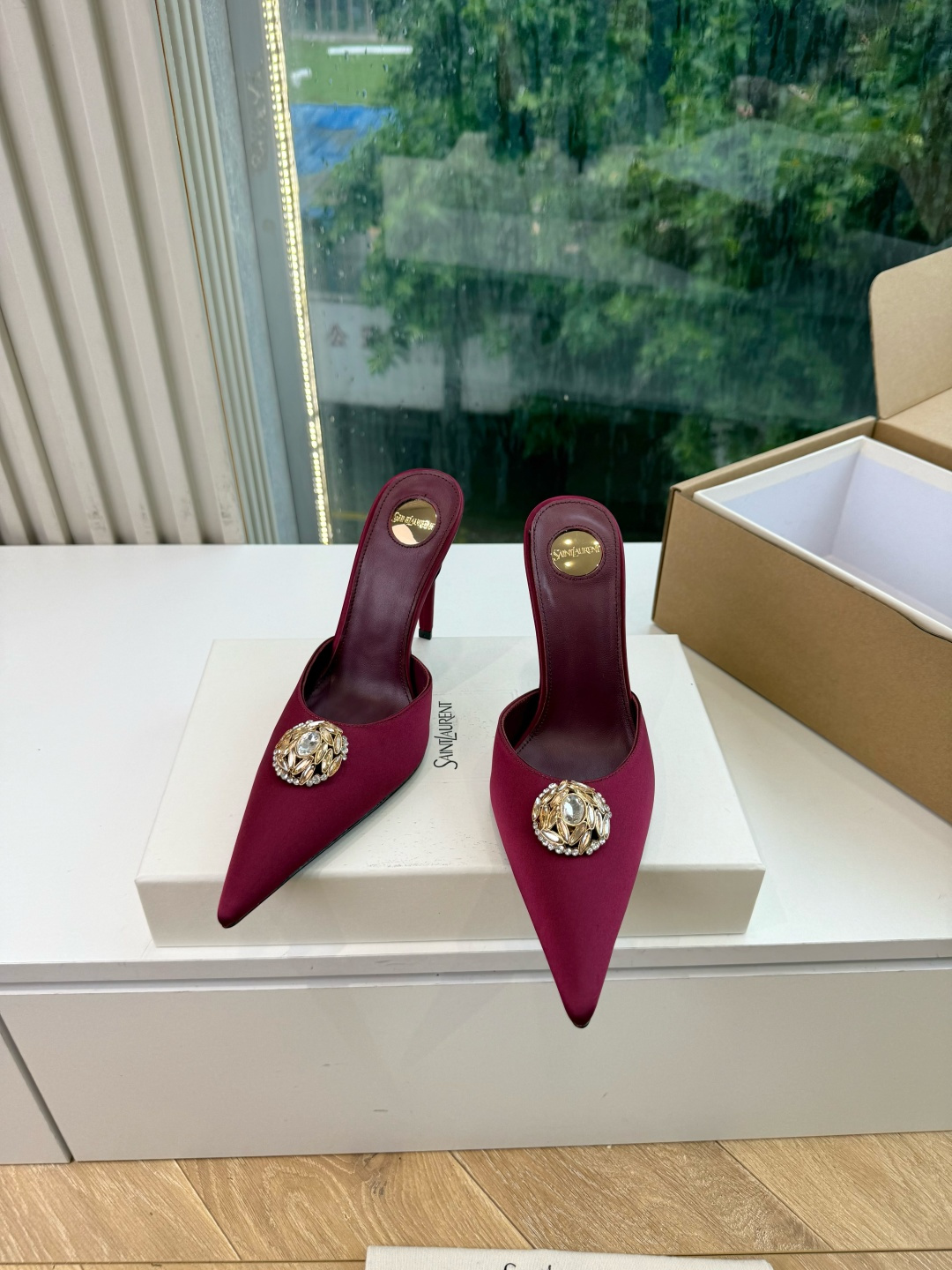 G288顶级品质Saint Laurent / 圣罗兰新款凉鞋尖头高跟鞋YSL姐姐的美丽尤物高跟鞋 又是人间圣罗兰 Ro