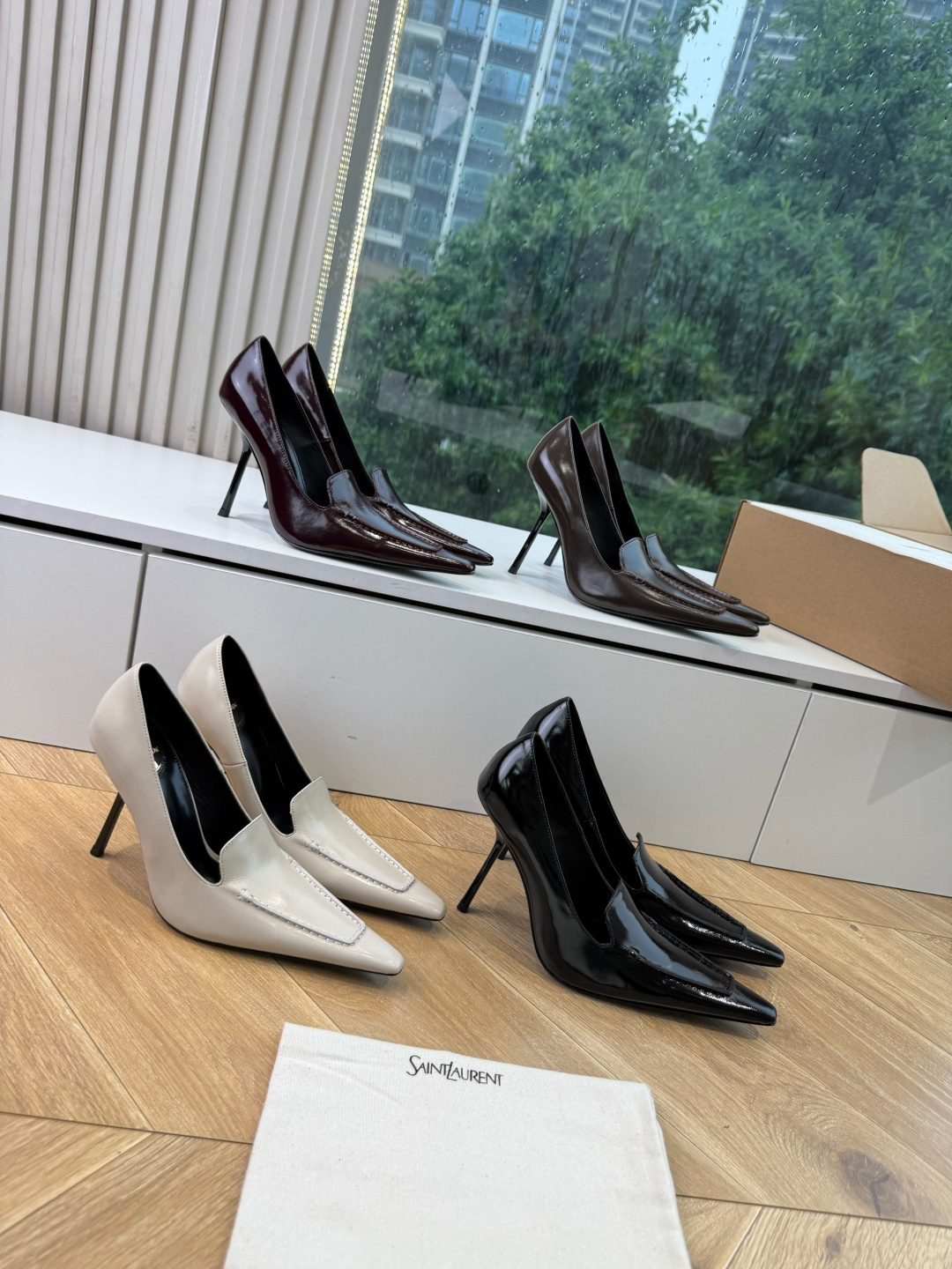 G288顶级品质Saint Laurent / 圣罗兰新款单鞋尖头高跟鞋YSL姐姐的美丽尤物高跟鞋 又是人间圣罗兰 Ro