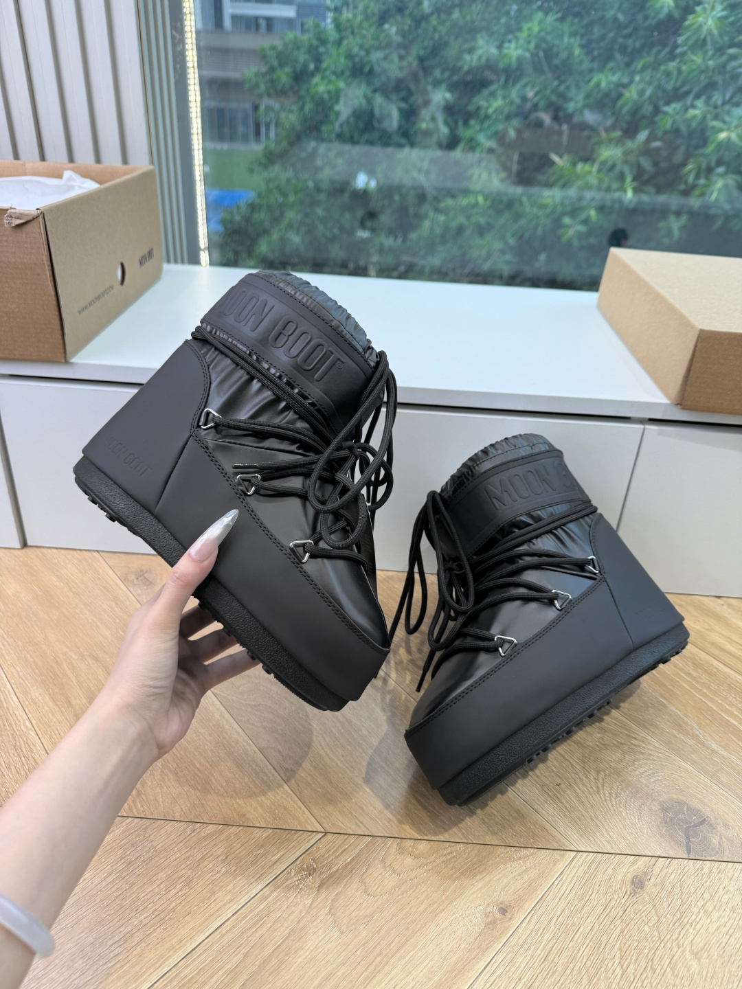 G178Moon Boot/ 最新vs秋冬最新款雪地靴系丑萌毛毛雪地靴  忘了UGG吧，时髦人都在穿Moon Boot雪