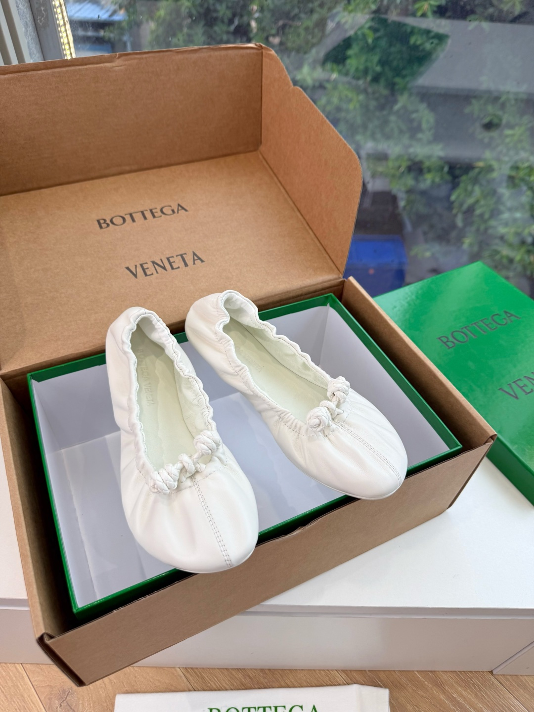-G741 BOTTEGA VENETA 葆蝶家 新款 BV Fantasmina芭蕾舞鞋浅口松紧带平底奶奶鞋超软跳舞鞋