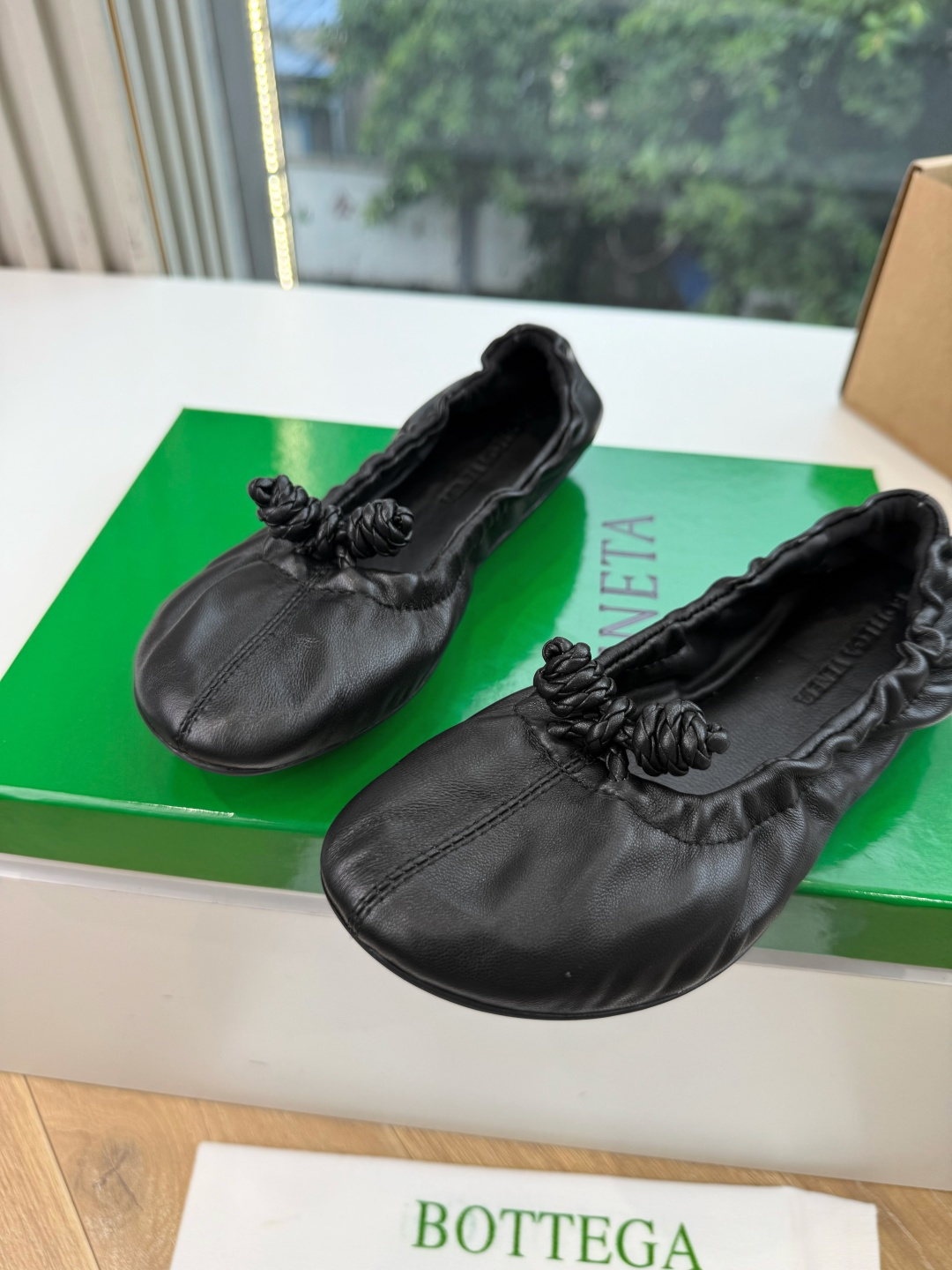 -G741 BOTTEGA VENETA 葆蝶家 新款 BV Fantasmina芭蕾舞鞋浅口松紧带平底奶奶鞋超软跳舞鞋