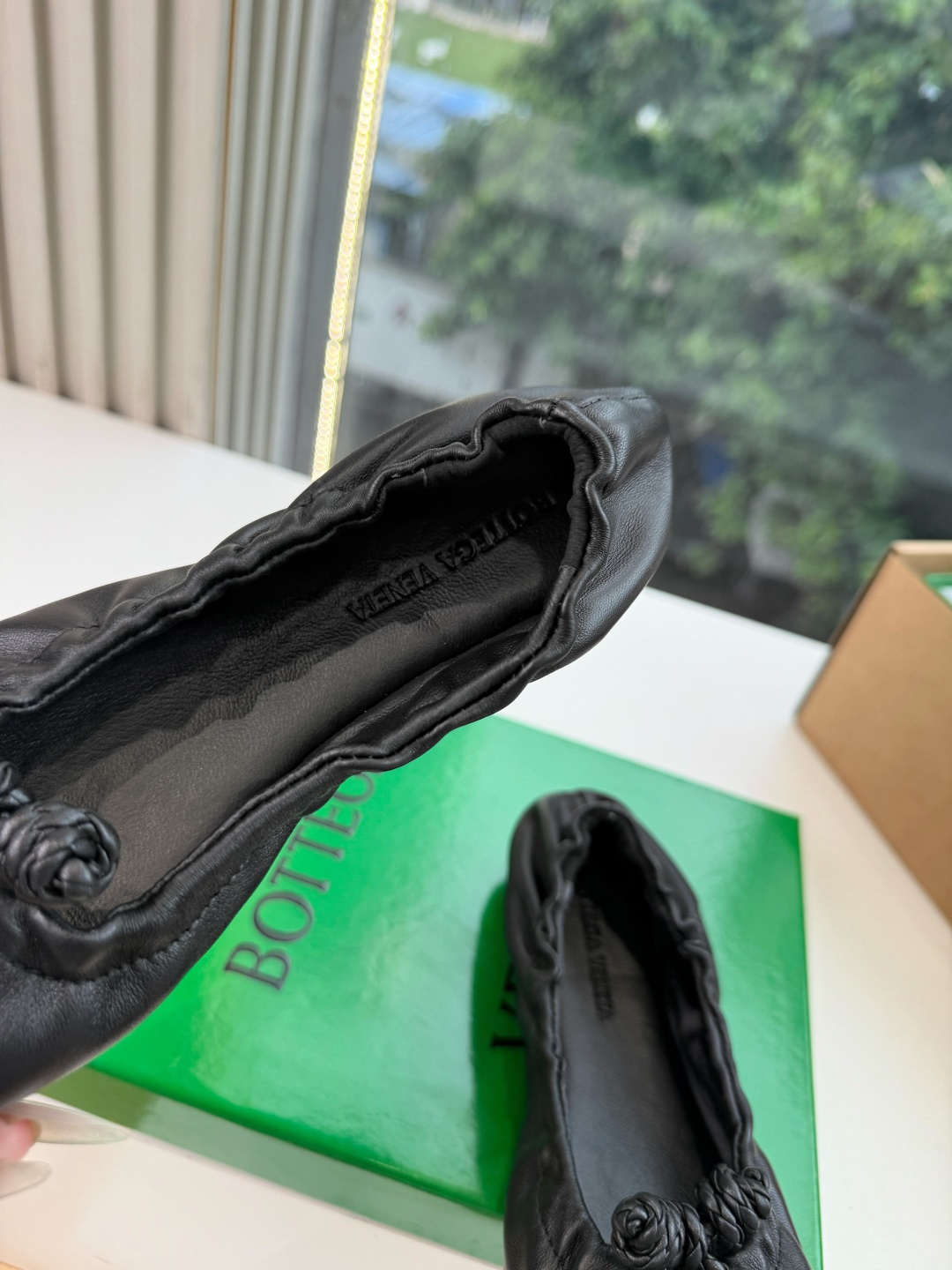 -G741 BOTTEGA VENETA 葆蝶家 新款 BV Fantasmina芭蕾舞鞋浅口松紧带平底奶奶鞋超软跳舞鞋