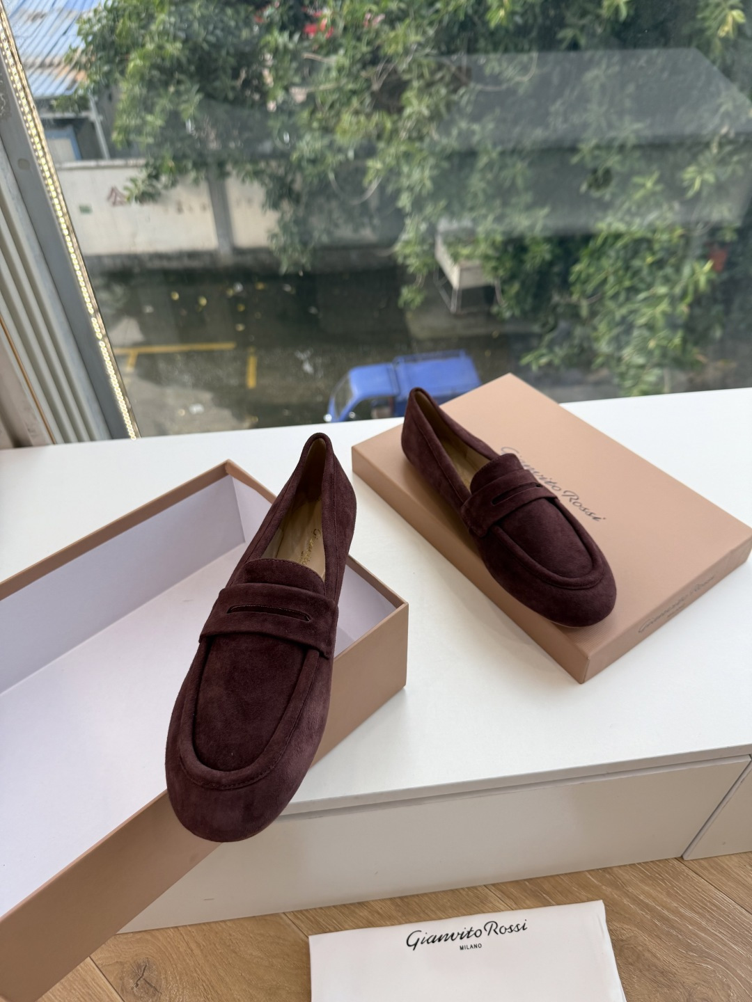G305😀GianvitoRossi吉安维托罗西 平底 系列经典粉色羊反绒皮&粉色小羊皮 超级百搭的一款单品 面料 :原 G305😀GianvitoRossi吉安维托罗西 平底 系列经典粉色羊反绒皮&粉色小羊皮 超级百搭的一款单品 面料 :原