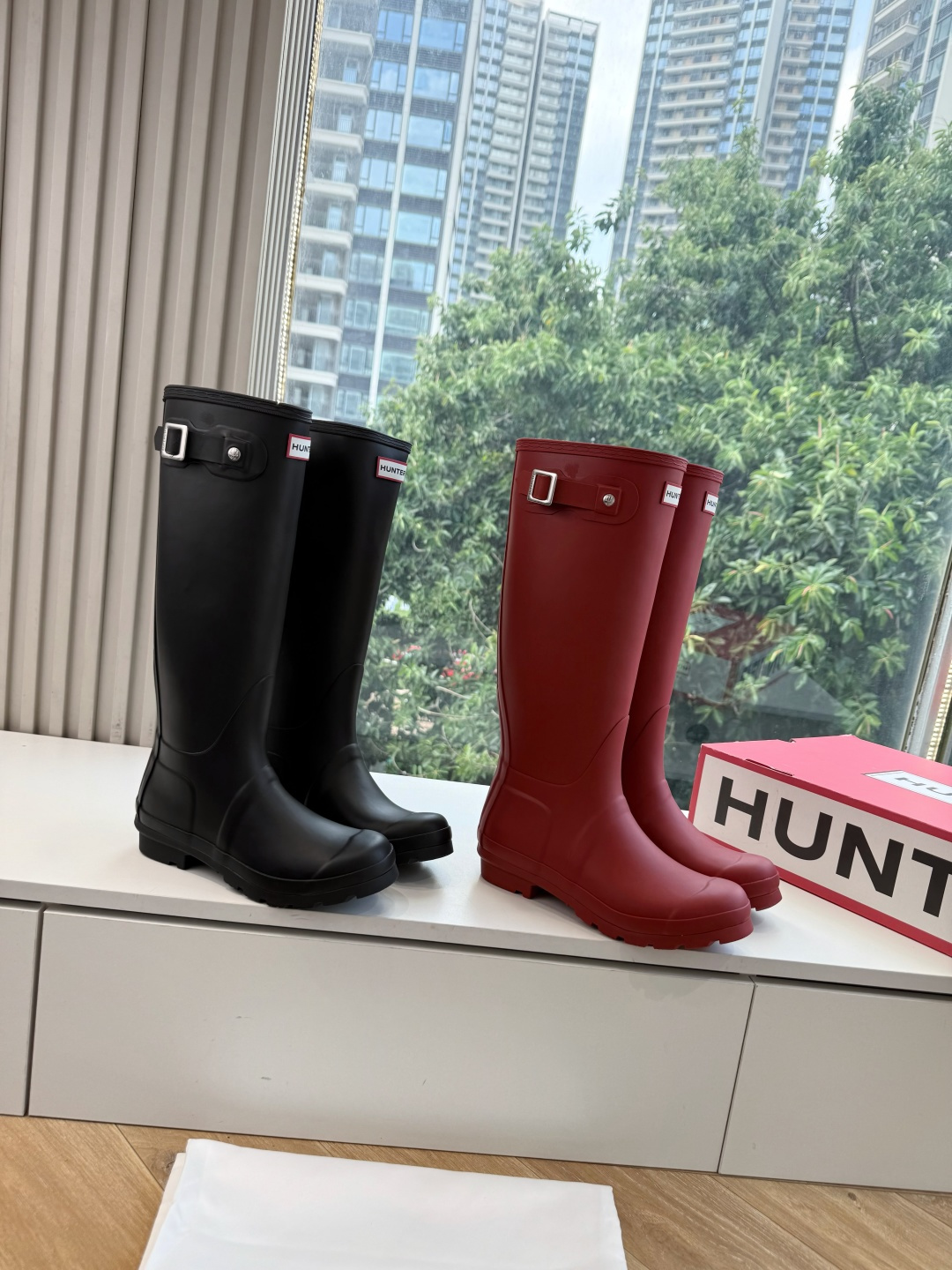 G178-1Hunter高筒雨靴纯正英伦户外美学 源自1856年的英国户外生活方式品牌HUNTER带着标志性惠灵顿小红靴