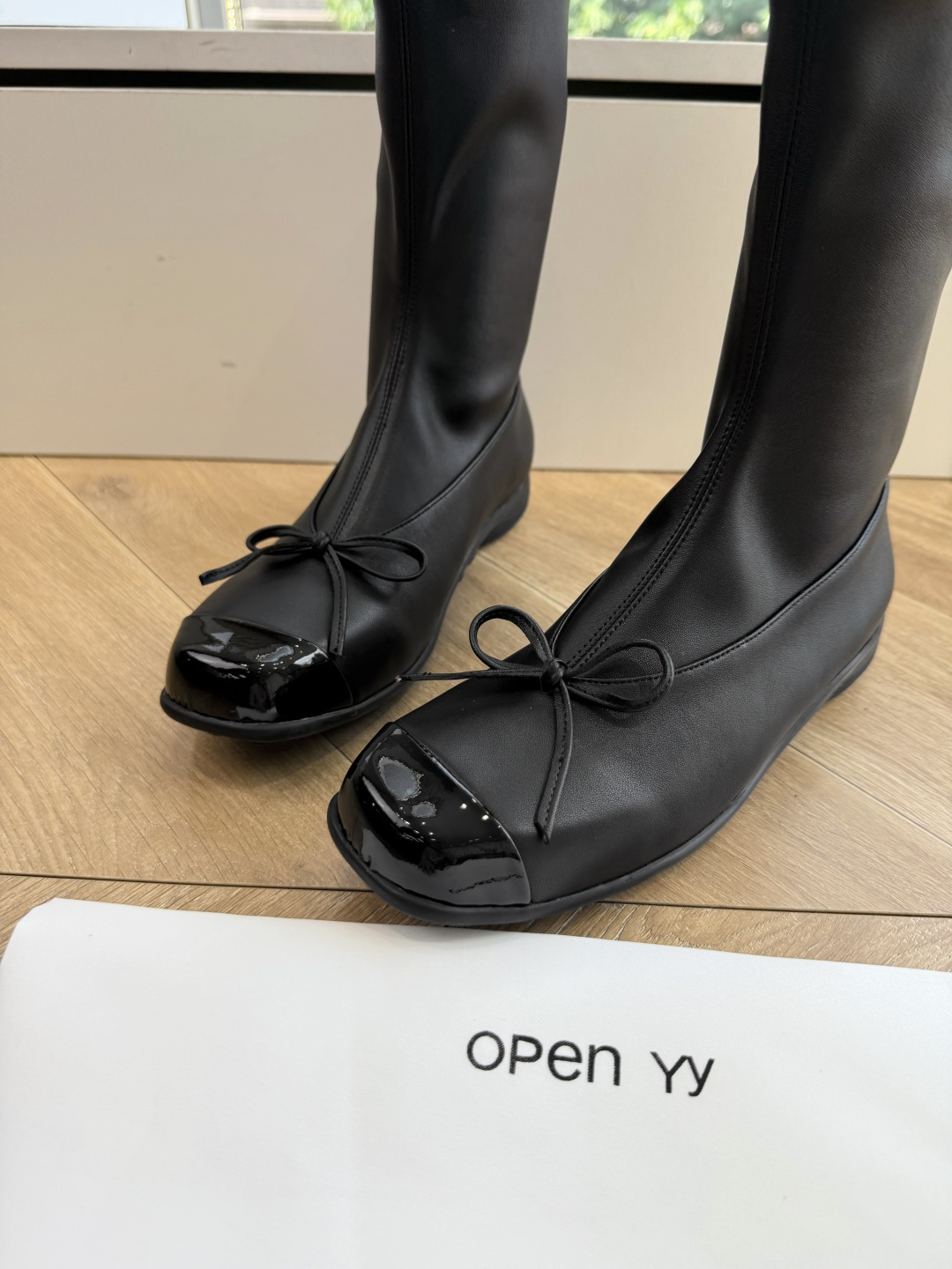 G178-2顶级品质Open YY 爆款蝴蝶结猪鼻子短靴  好了各位，让一让我！我要大声讲话了，这双鞋真的简直太美了！！