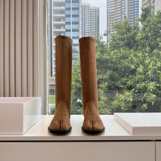 G012代购级别 Maison Margiela 玛吉拉tabi分趾Mm6真皮宽筒直筒长靴不过膝 秋冬新细高跟高筒靴最高 G012代购级别 Maison Margiela 玛吉拉tabi分趾Mm6真皮宽筒直筒长靴不过膝 秋冬新细高跟高筒靴最高