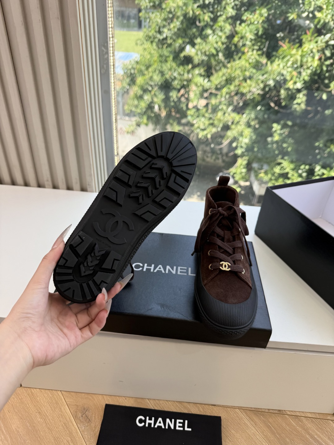 G059Chane新款小香风马丁靴女系带短靴真皮骑士靴百搭厚底机车靴 皮质真的敲柔软,光泽感不错看起来hin高级的感觉, G059Chane新款小香风马丁靴女系带短靴真皮骑士靴百搭厚底机车靴 皮质真的敲柔软,光泽感不错看起来hin高级的感觉,