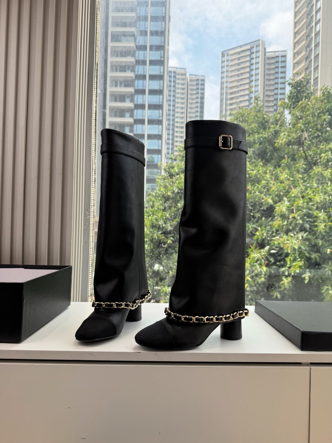 Black Tall Boots