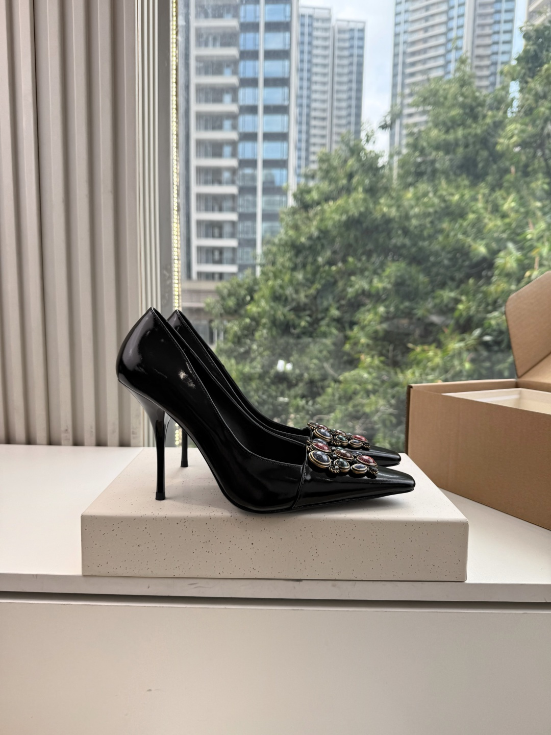 G288顶级品质Saint Laurent / 圣罗兰新款单鞋尖头高跟鞋YSL姐姐的美丽尤物高跟鞋 又是人间圣罗兰 Ro