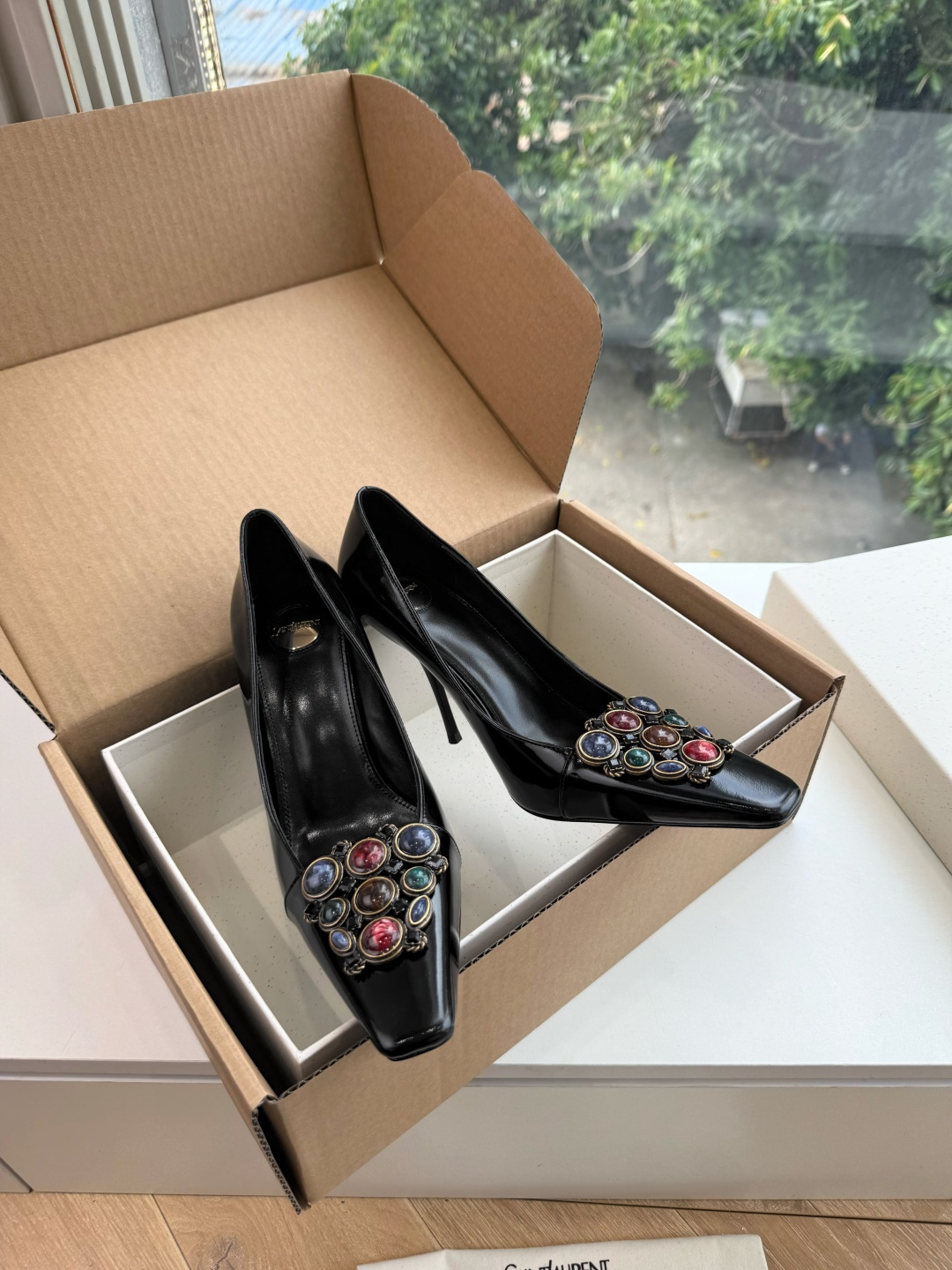 G288顶级品质Saint Laurent / 圣罗兰新款单鞋尖头高跟鞋YSL姐姐的美丽尤物高跟鞋 又是人间圣罗兰 Ro