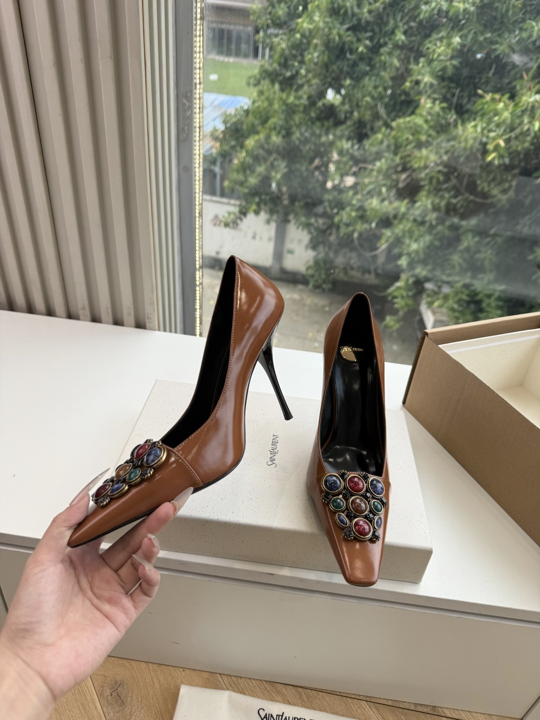 G288顶级品质Saint Laurent / 圣罗兰新款单鞋尖头高跟鞋YSL姐姐的美丽尤物高跟鞋 又是人间圣罗兰 Ro G288顶级品质Saint Laurent / 圣罗兰新款单鞋尖头高跟鞋YSL姐姐的美丽尤物高跟鞋 又是人间圣罗兰 Ro