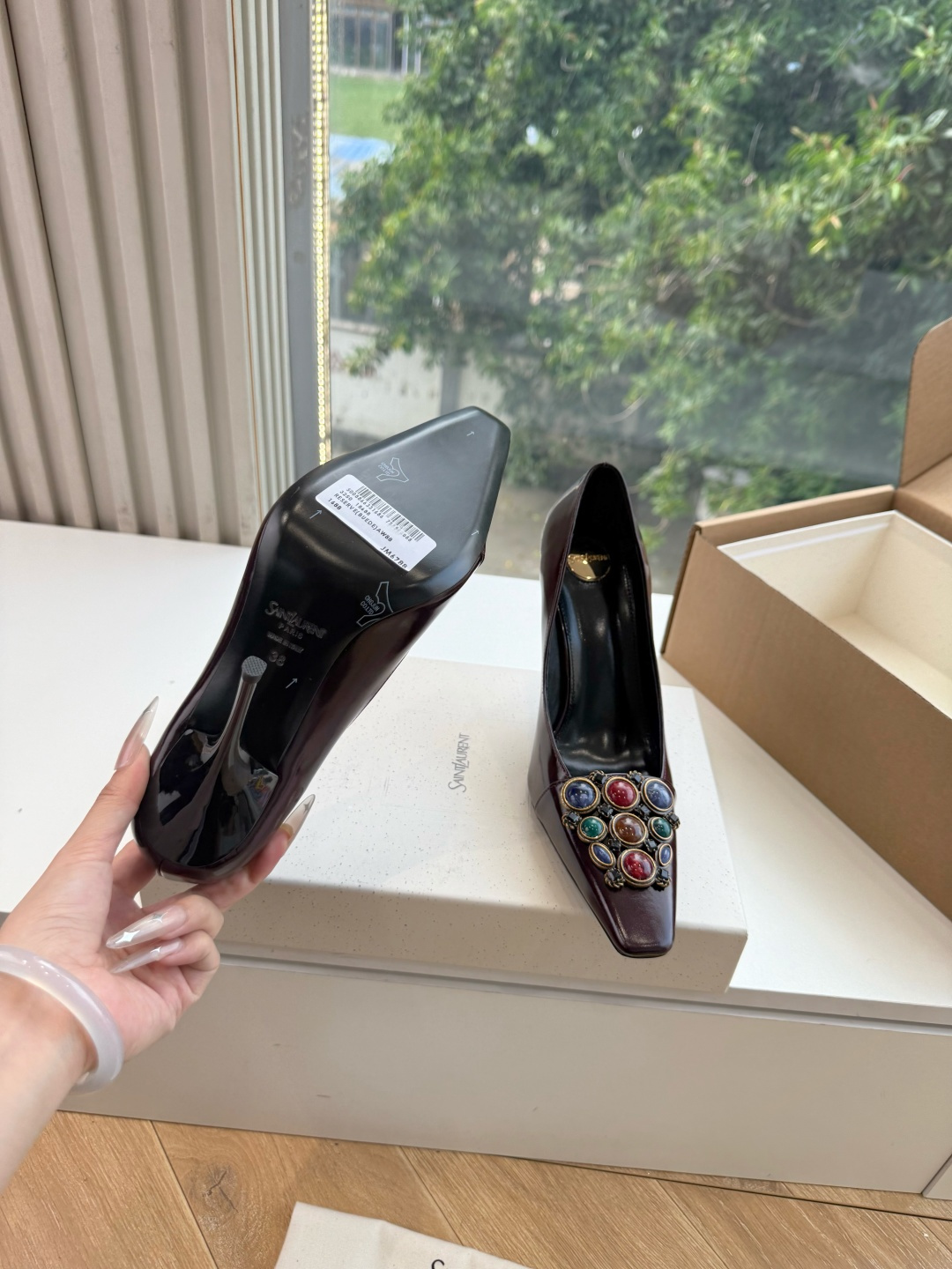 G288顶级品质Saint Laurent / 圣罗兰新款单鞋尖头高跟鞋YSL姐姐的美丽尤物高跟鞋 又是人间圣罗兰 Ro G288顶级品质Saint Laurent / 圣罗兰新款单鞋尖头高跟鞋YSL姐姐的美丽尤物高跟鞋 又是人间圣罗兰 Ro