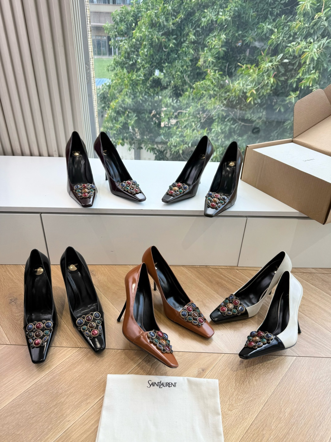 G288顶级品质Saint Laurent / 圣罗兰新款单鞋尖头高跟鞋YSL姐姐的美丽尤物高跟鞋 又是人间圣罗兰 Ro