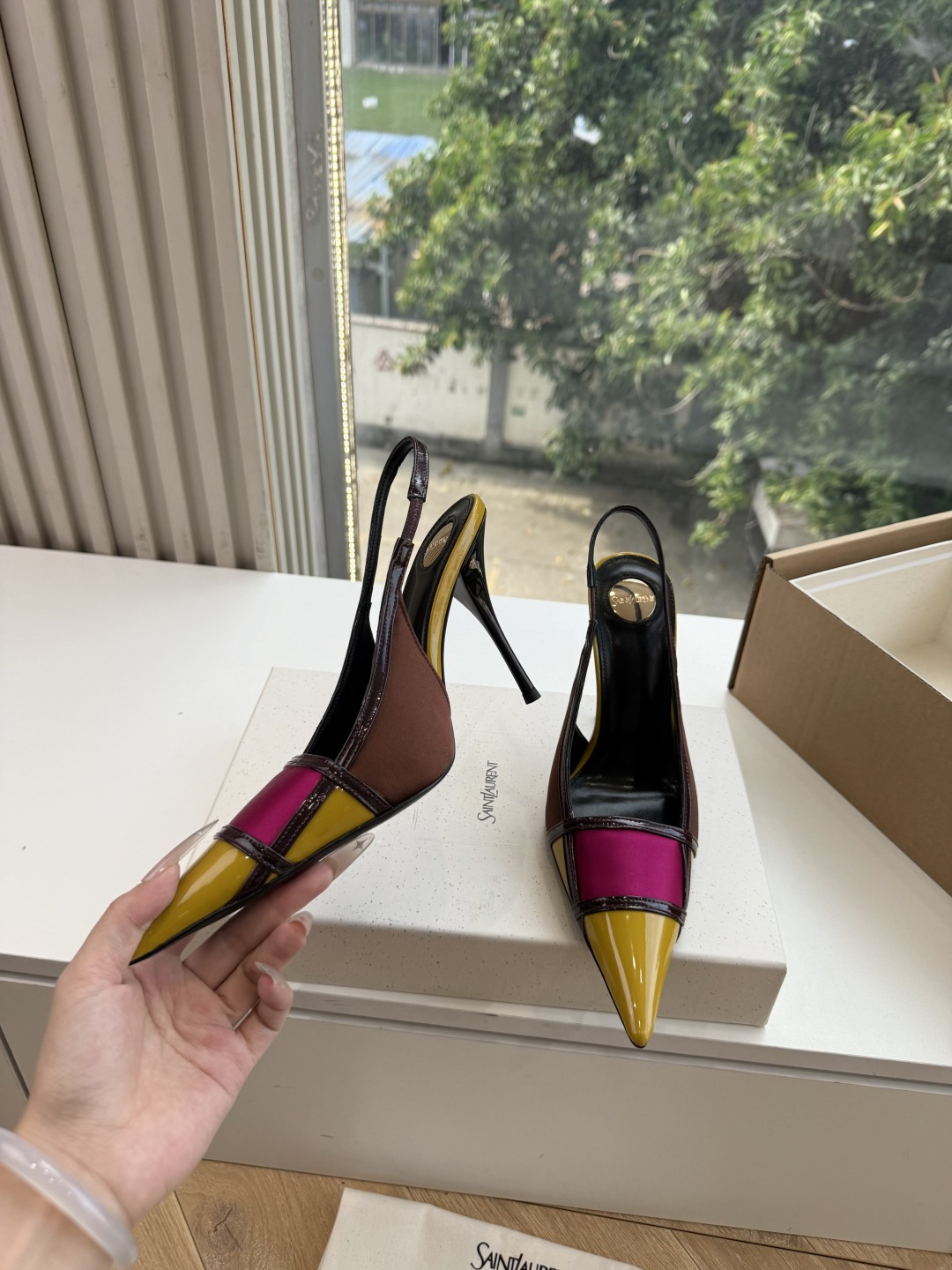 G288顶级品质Saint Laurent / 圣罗兰新款单鞋尖头高跟鞋YSL姐姐的美丽尤物高跟鞋 又是人间圣罗兰 Ro