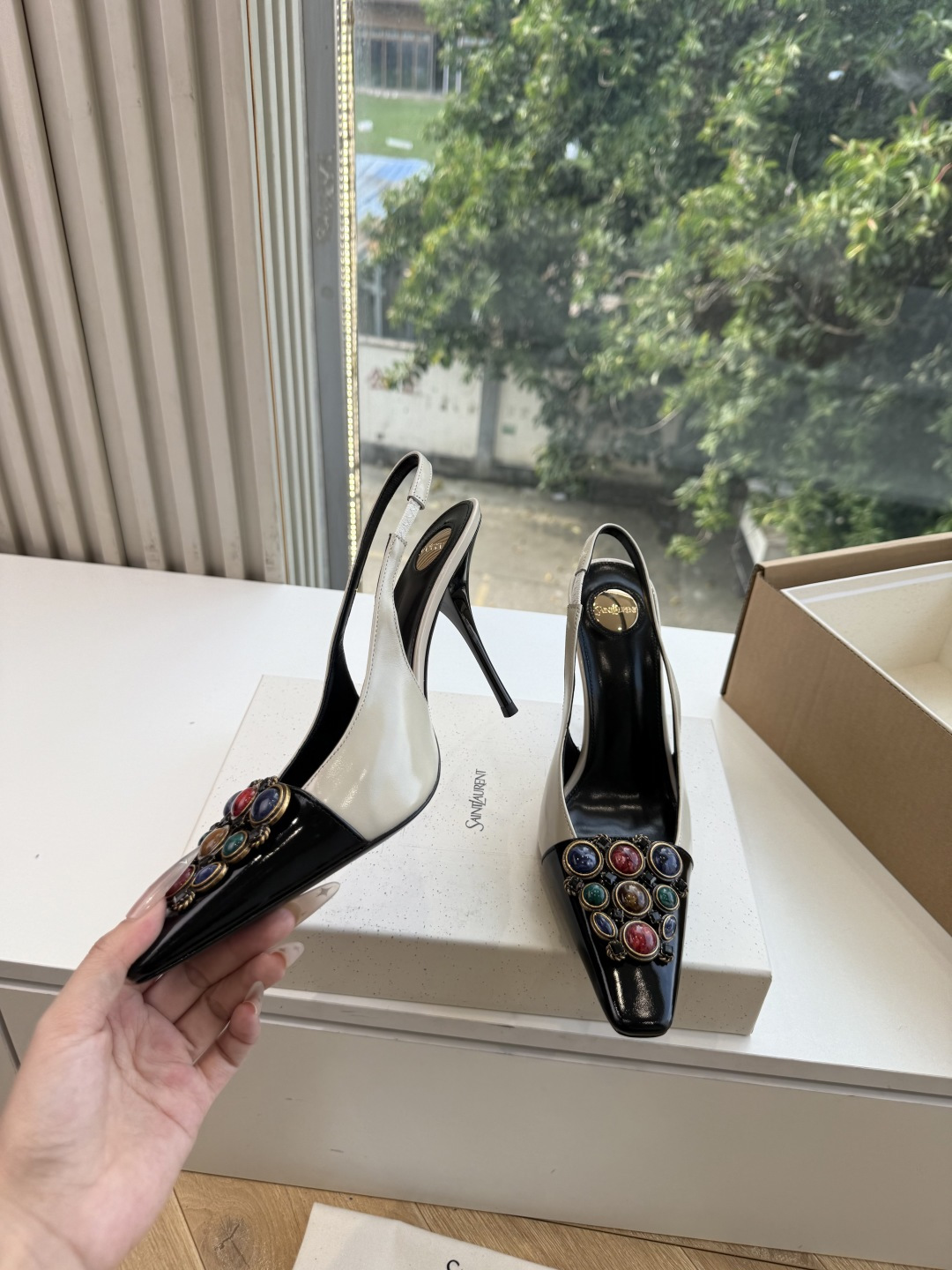 G288顶级品质Saint Laurent / 圣罗兰新款单鞋尖头高跟鞋YSL姐姐的美丽尤物高跟鞋 又是人间圣罗兰 Ro