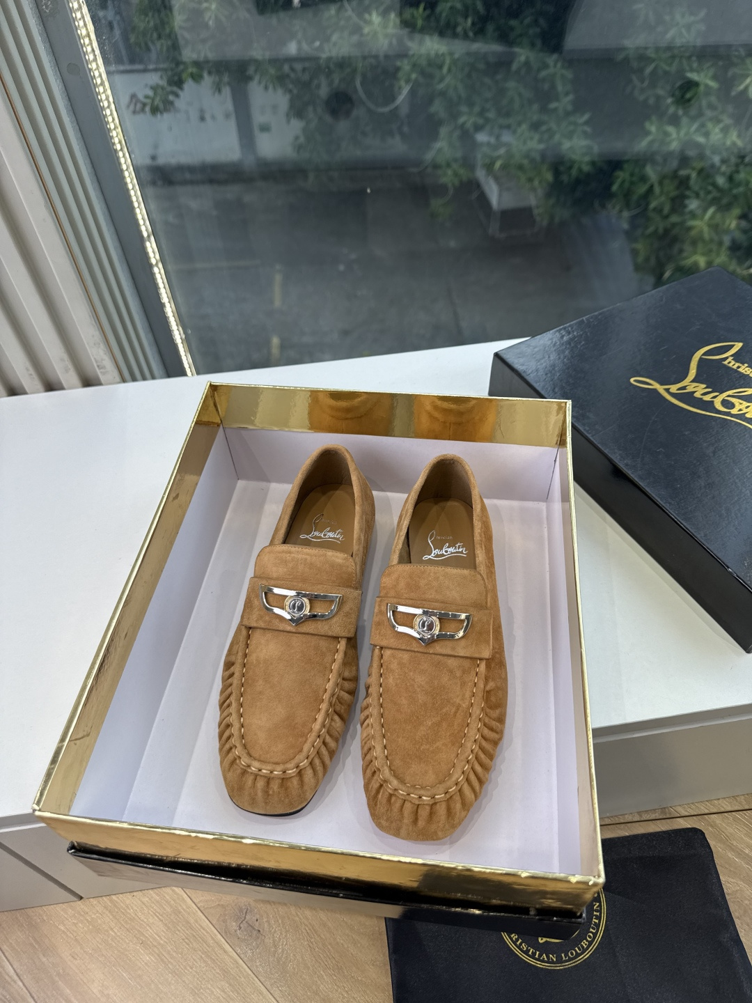 男➕20😀G988顶级品质 Christian Louboutin | 2026s𝐒原版CL全新秀款乐福单鞋 新款专柜同