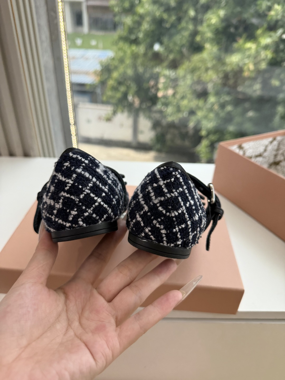 G021代购级独家上新Miu Miu玛丽珍芭蕾鞋开发 手工平底拖鞋秒杀市面版本Miu真的太少女奶呼呼的 小羊皮超级软糯 