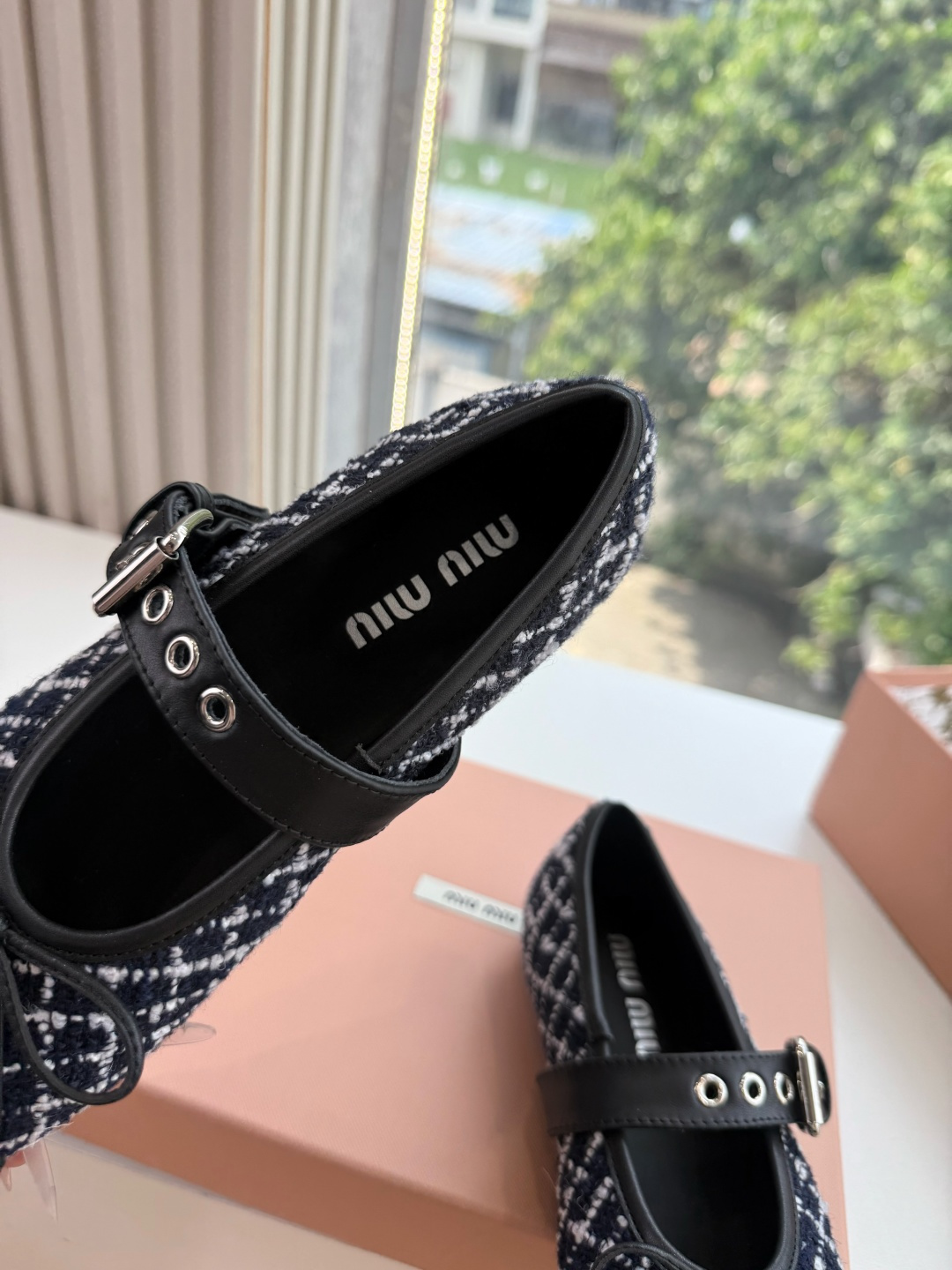 G021代购级独家上新Miu Miu玛丽珍芭蕾鞋开发 手工平底拖鞋秒杀市面版本Miu真的太少女奶呼呼的 小羊皮超级软糯 