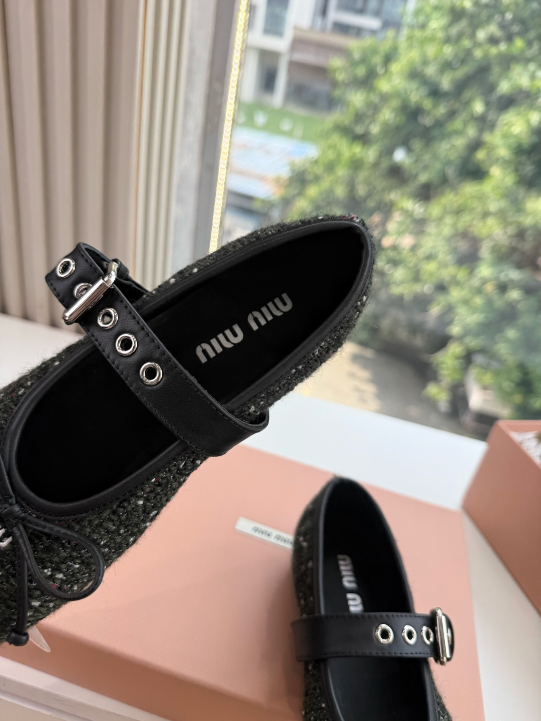 G021代购级独家上新Miu Miu玛丽珍芭蕾鞋开发 手工平底拖鞋秒杀市面版本Miu真的太少女奶呼呼的 小羊皮超级软糯 