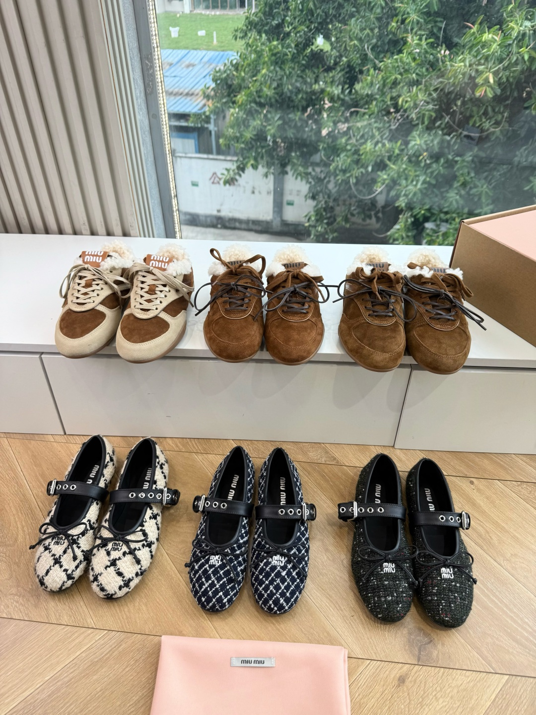 G021代购级独家上新Miu Miu玛丽珍芭蕾鞋开发 手工平底拖鞋秒杀市面版本Miu真的太少女奶呼呼的 小羊皮超级软糯 